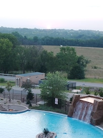 View of pool from room
