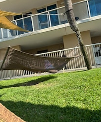 Hammocks by the pool area