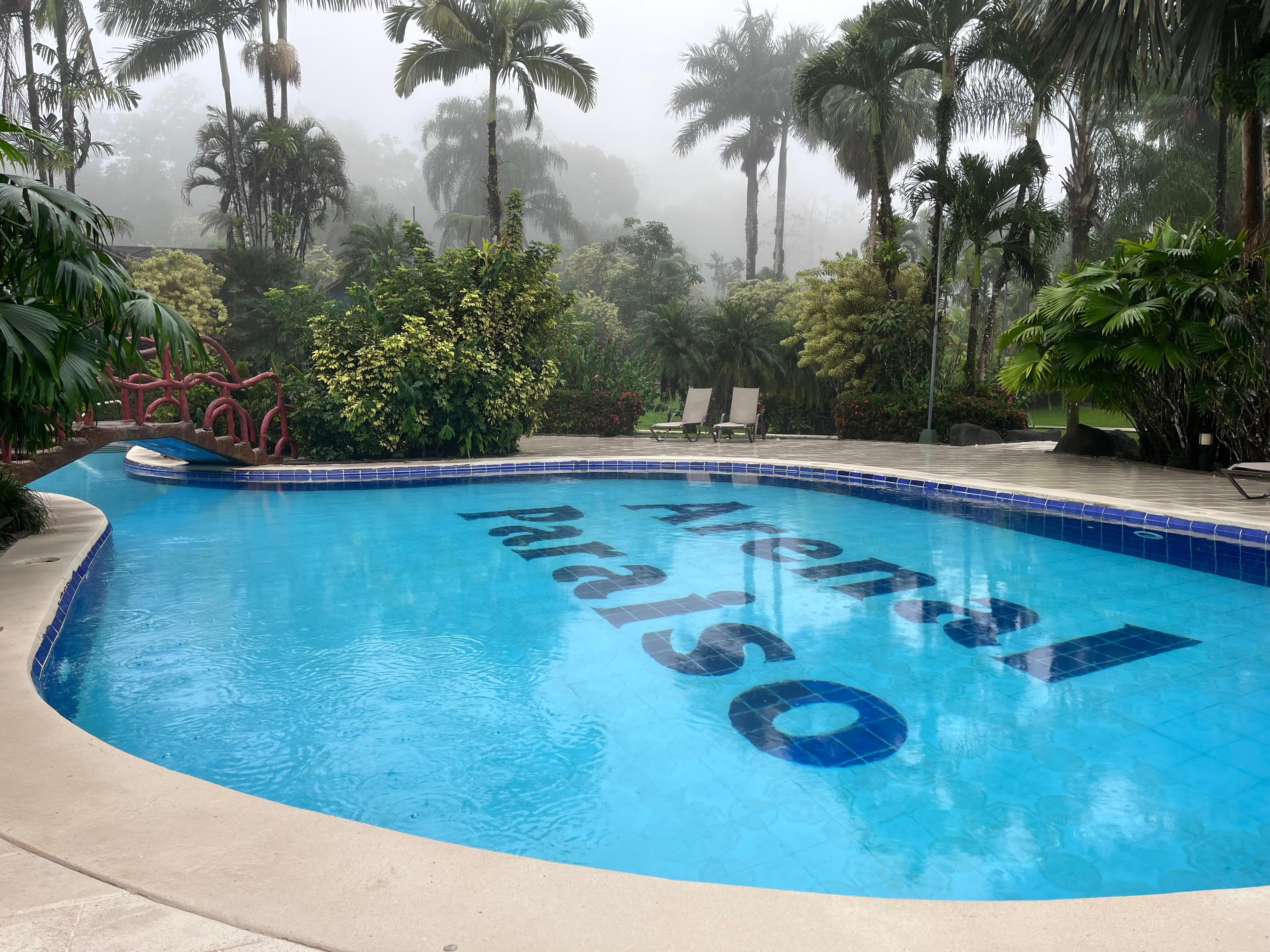 Only one chlorinated pool