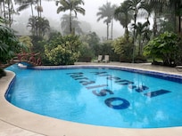 Only one chlorinated pool