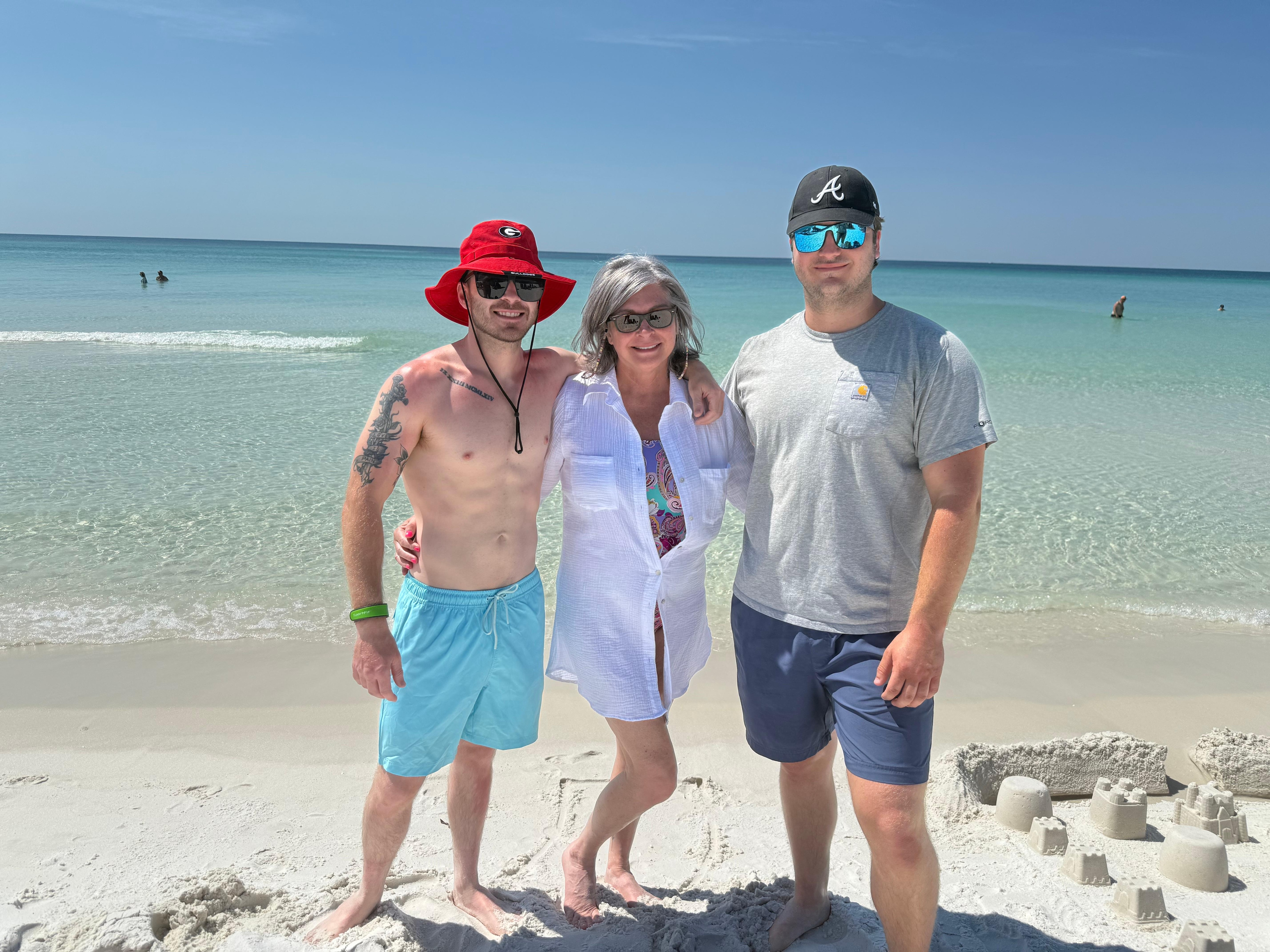 My son, myself and my sons bff 