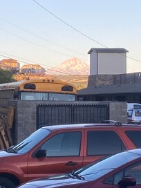 The view outside my door of Mount Hood