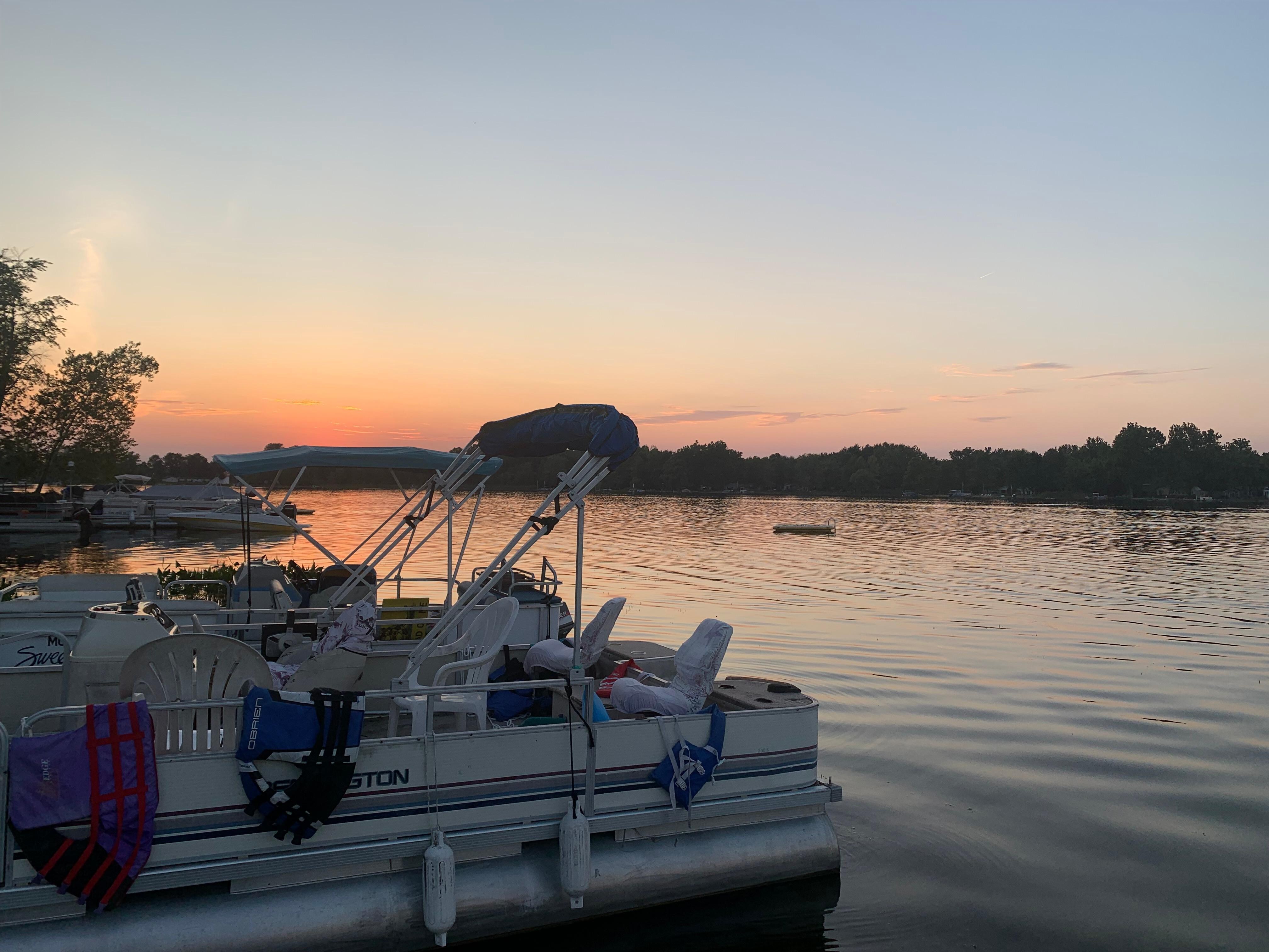 Sunset over Scott Lakre
