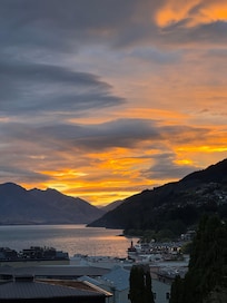 Sunset view from the apartment