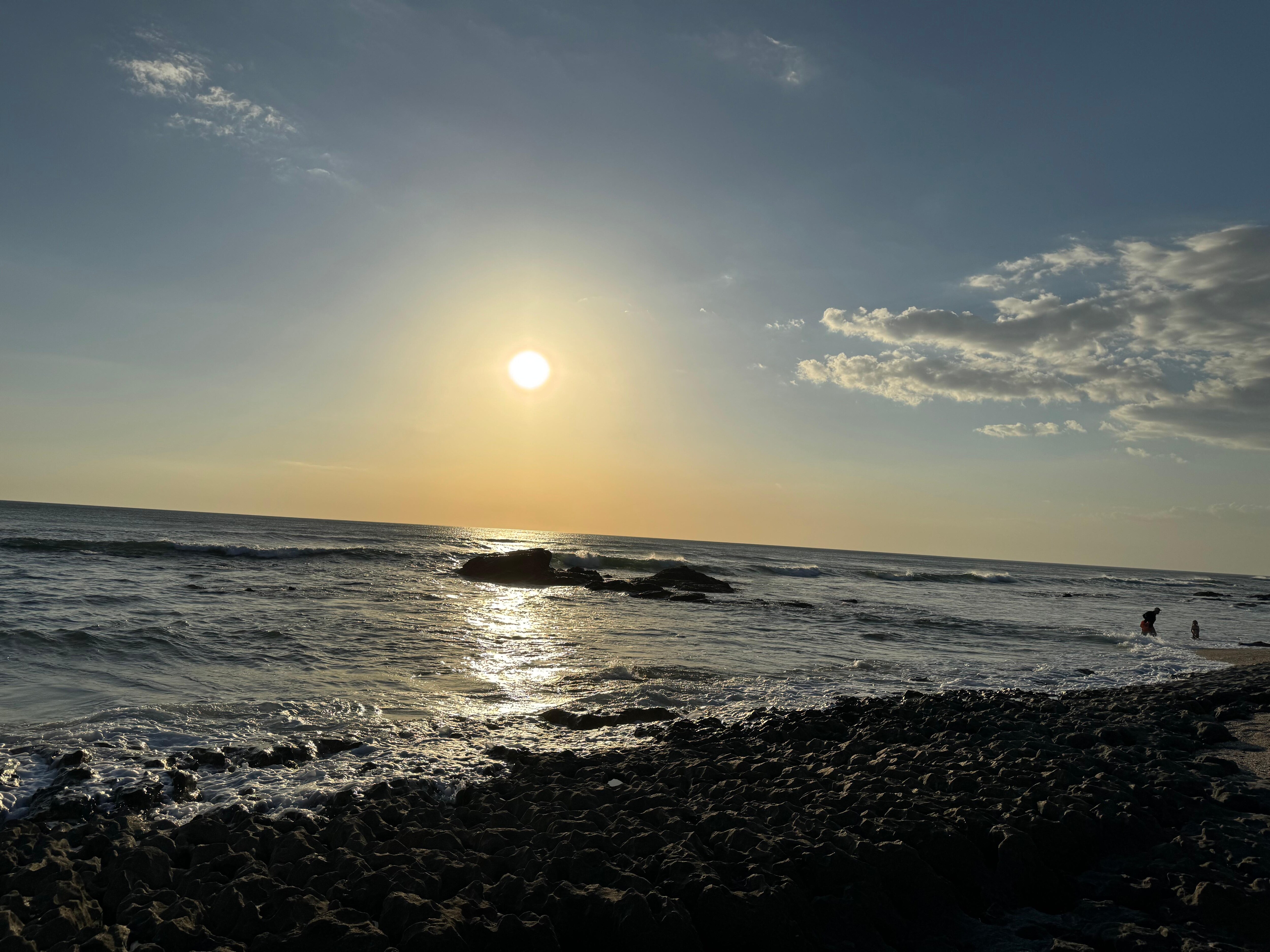 The beach is a 3 or 4 minute walk from the condominium 