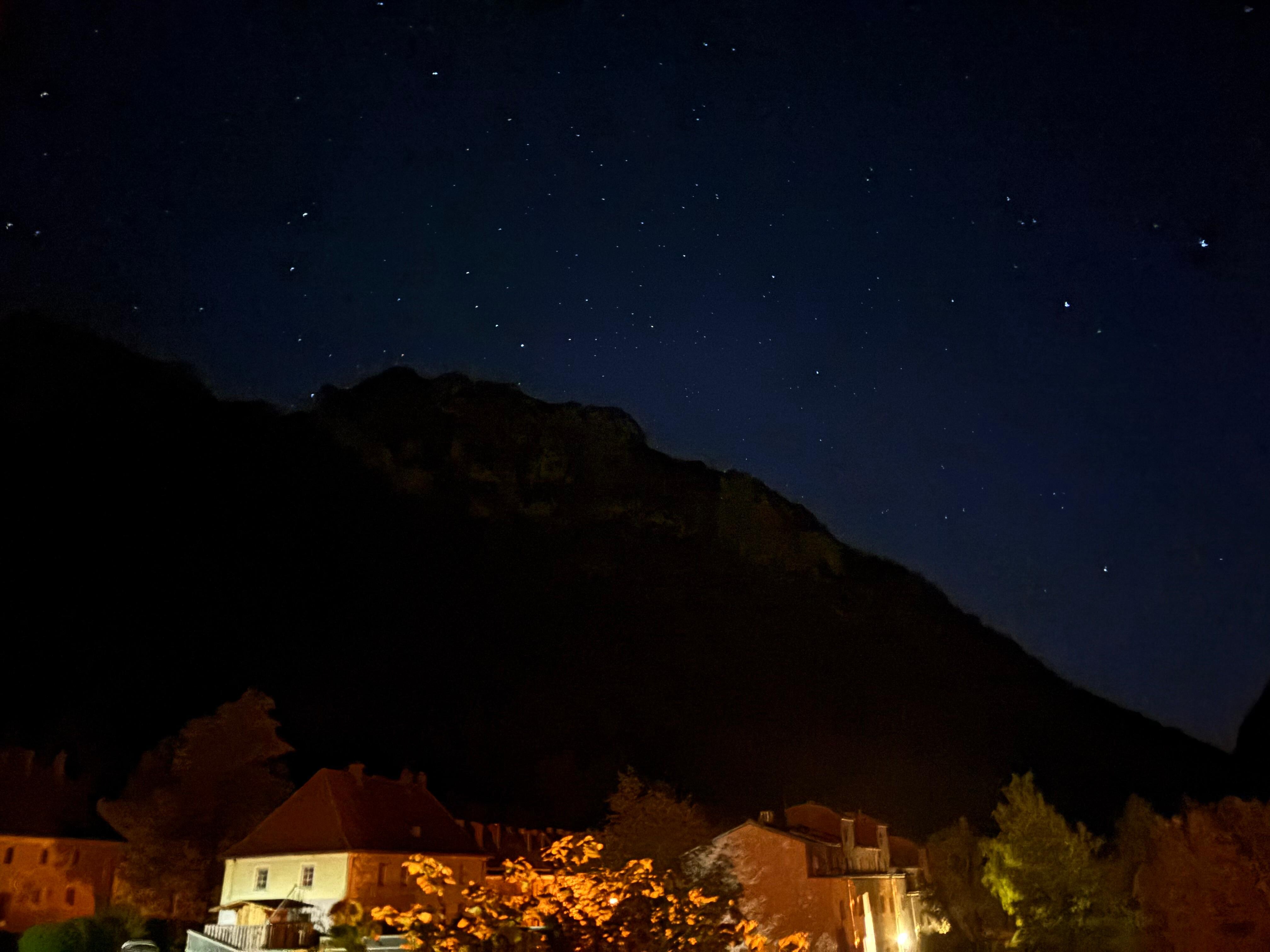Starry night. 