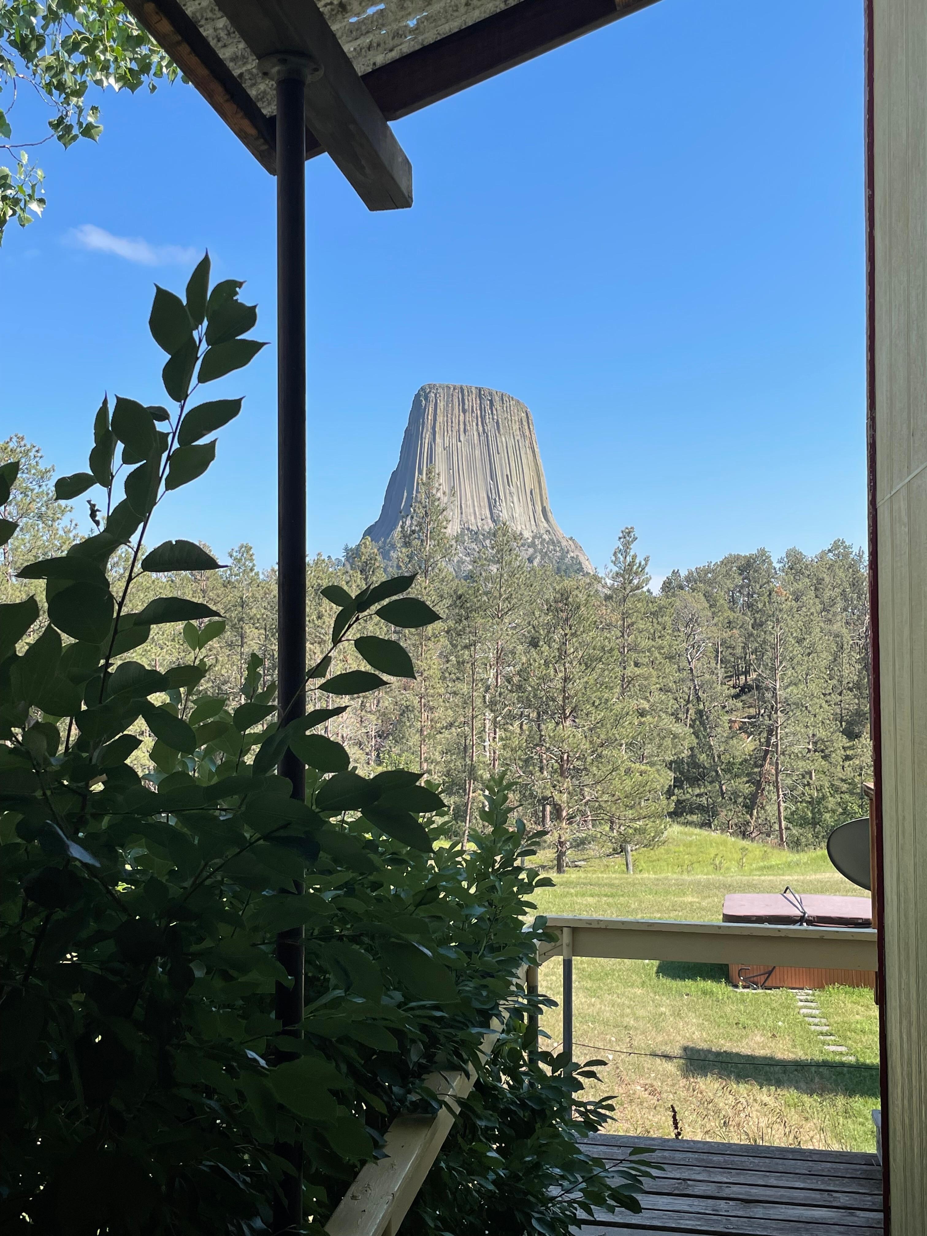 View from our room.