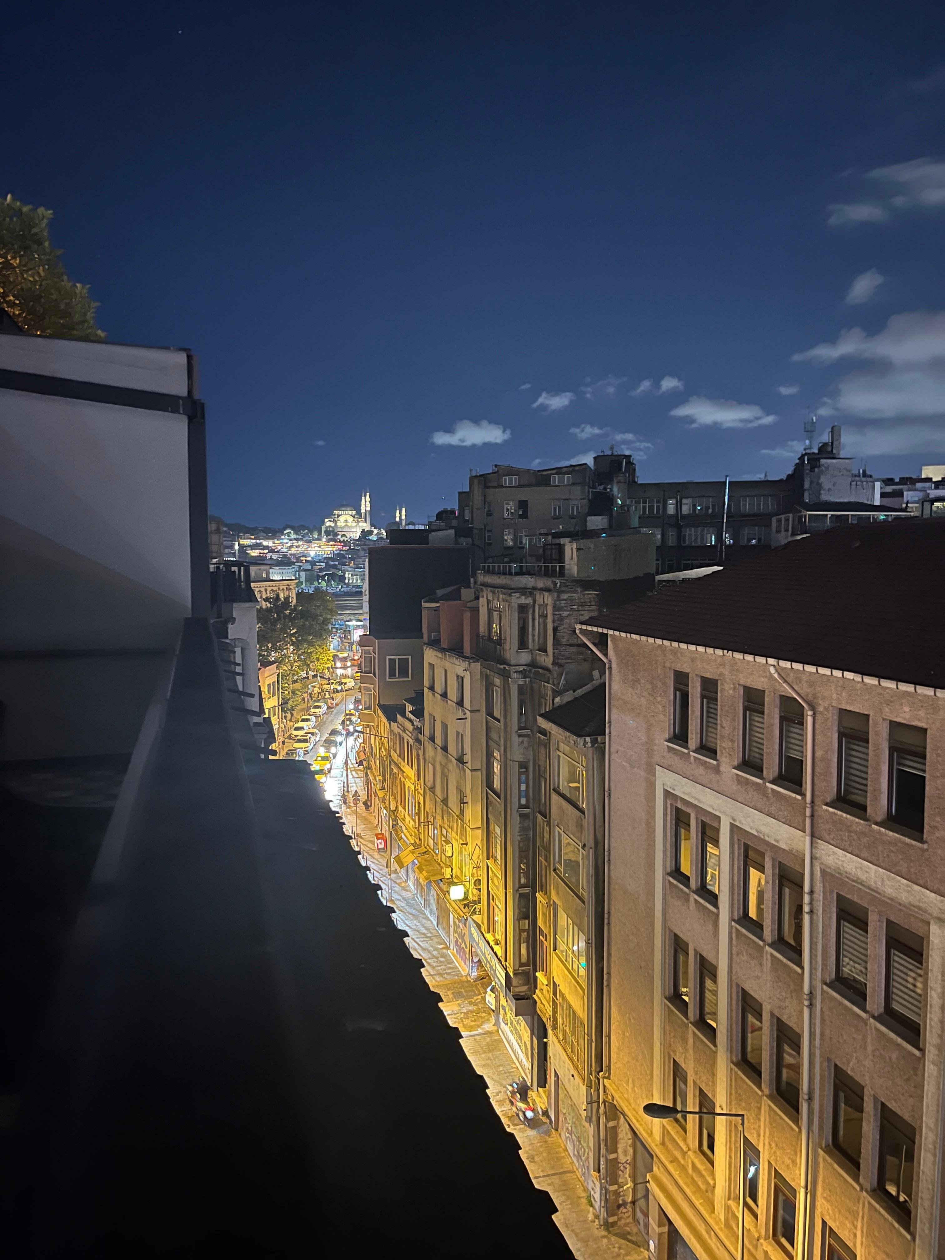 Vue de notre balcon 