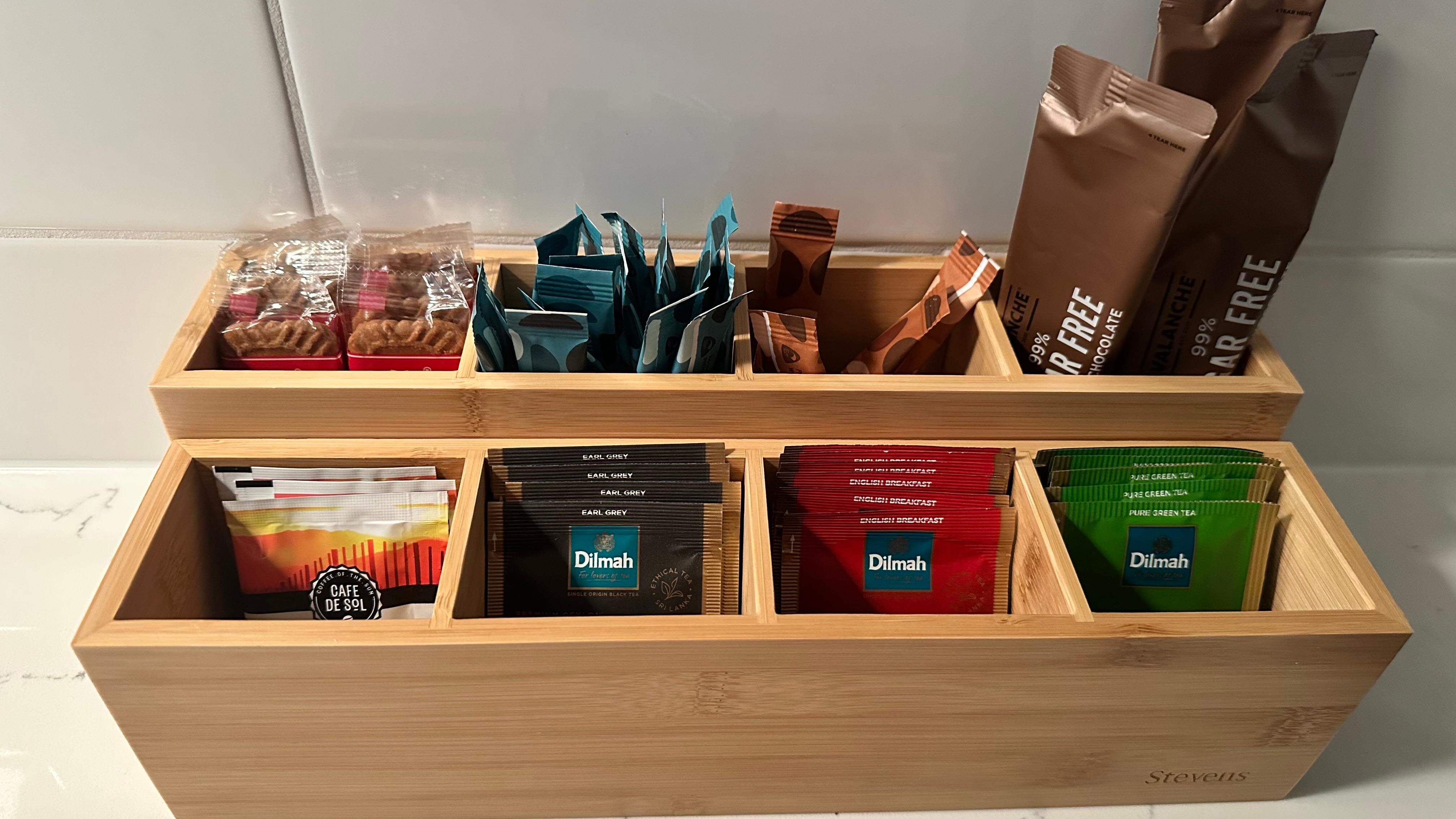 Everything you need for a special cup of tea or coffee 