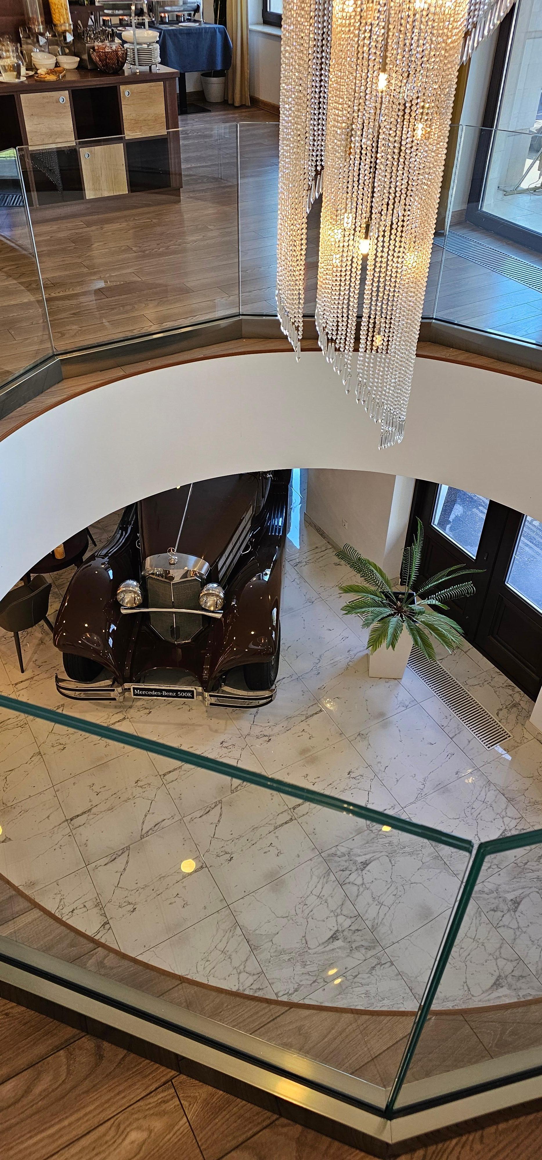 Reception area from 2nd floor breakfast room! 