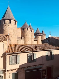 Vue depuis la chambre occupée.