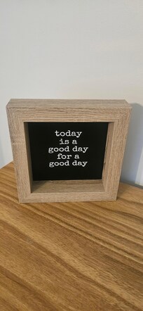 Positive vibes throughout the apt.