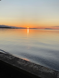 Evening sunset.