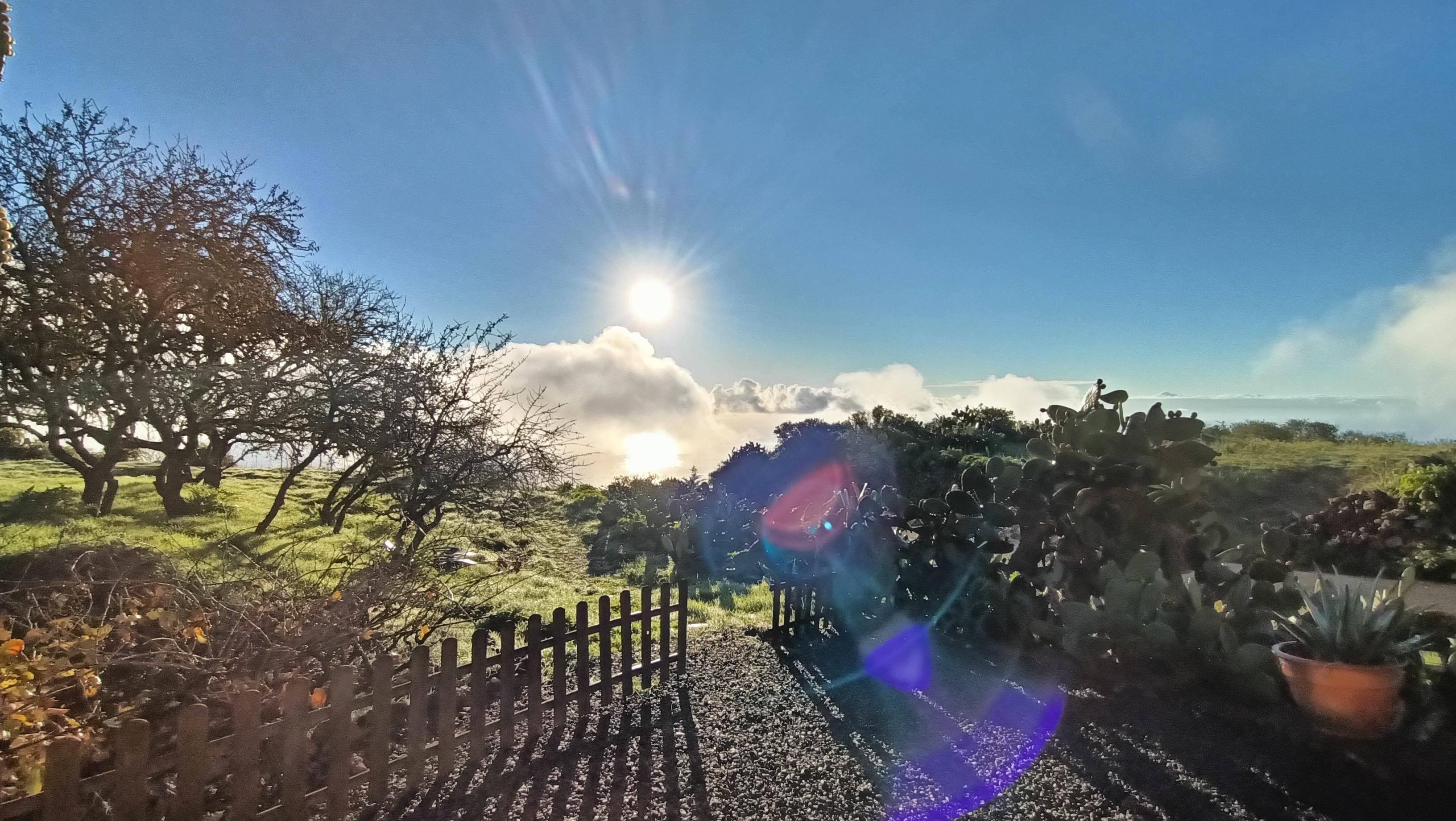 Sicht zum Meer vom Haus aus