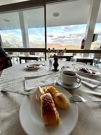Vista do café da manhã