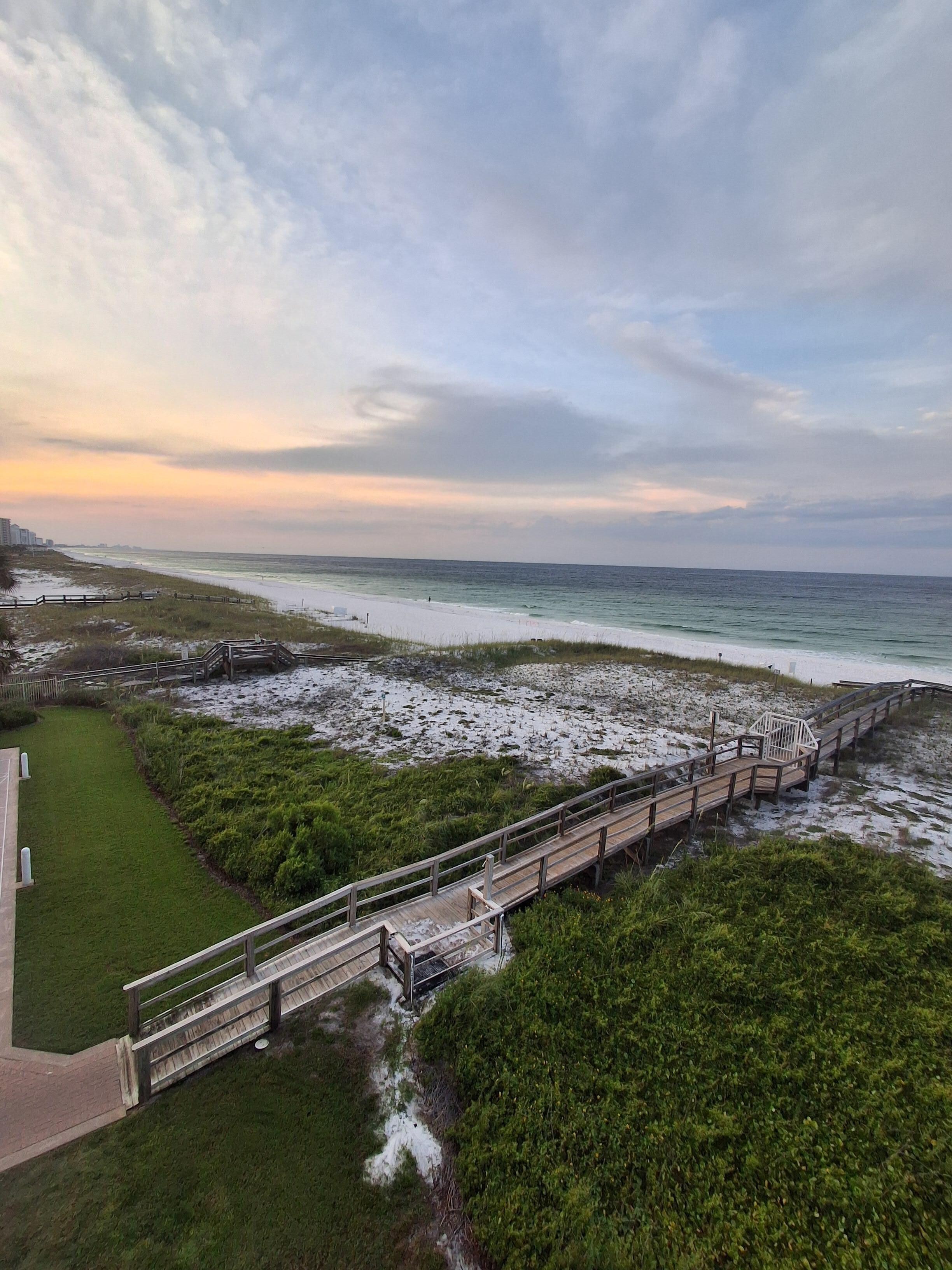 Our view which is especially beautiful. 
