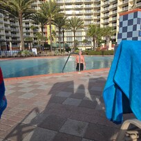 Outdoor swimming pool