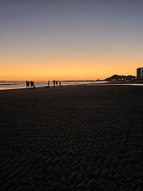 Sunset from beach
