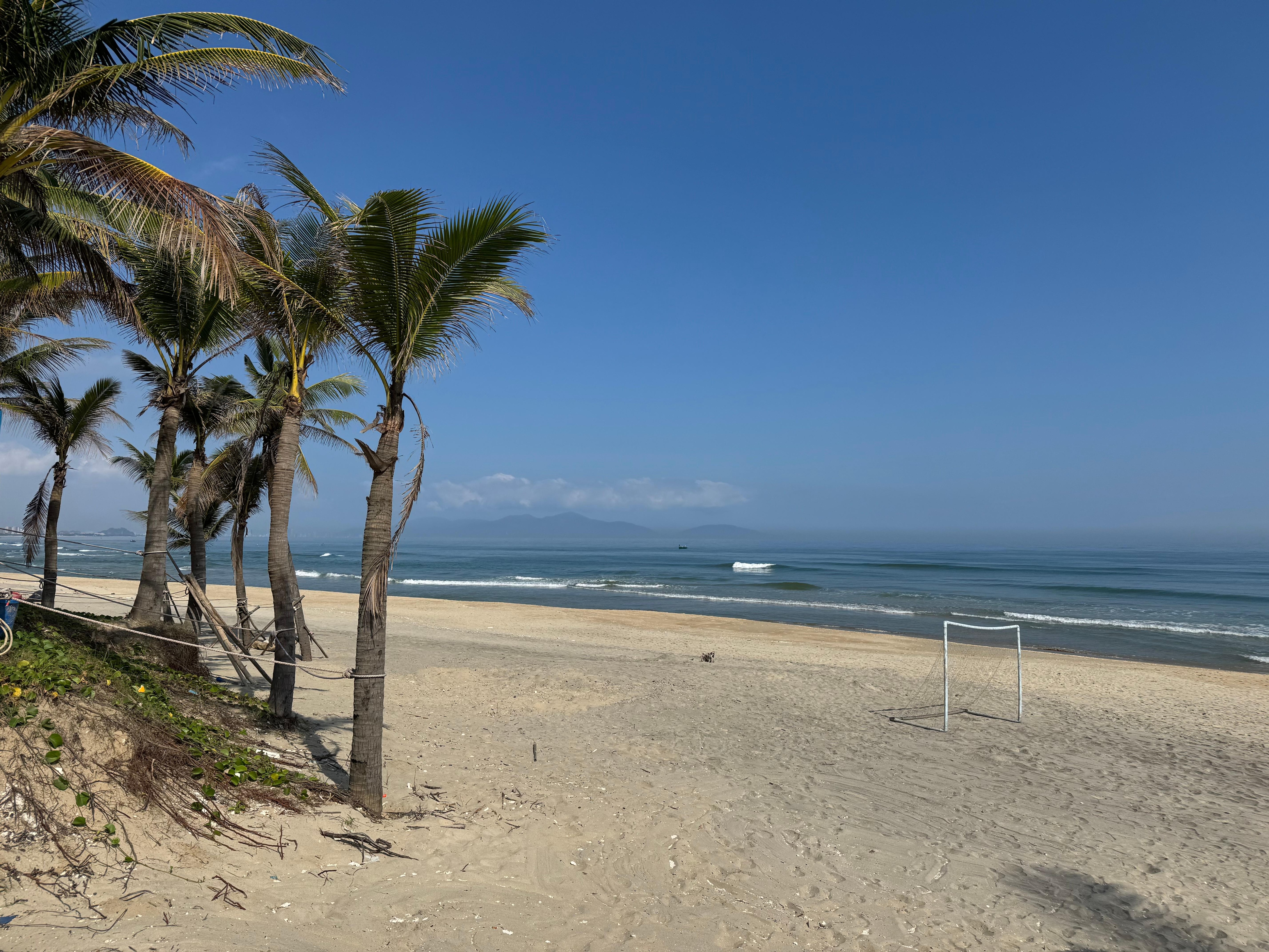 The beach at the resort 