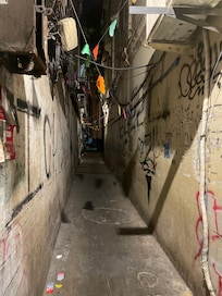 Would you go down this alley to get to your hotel?