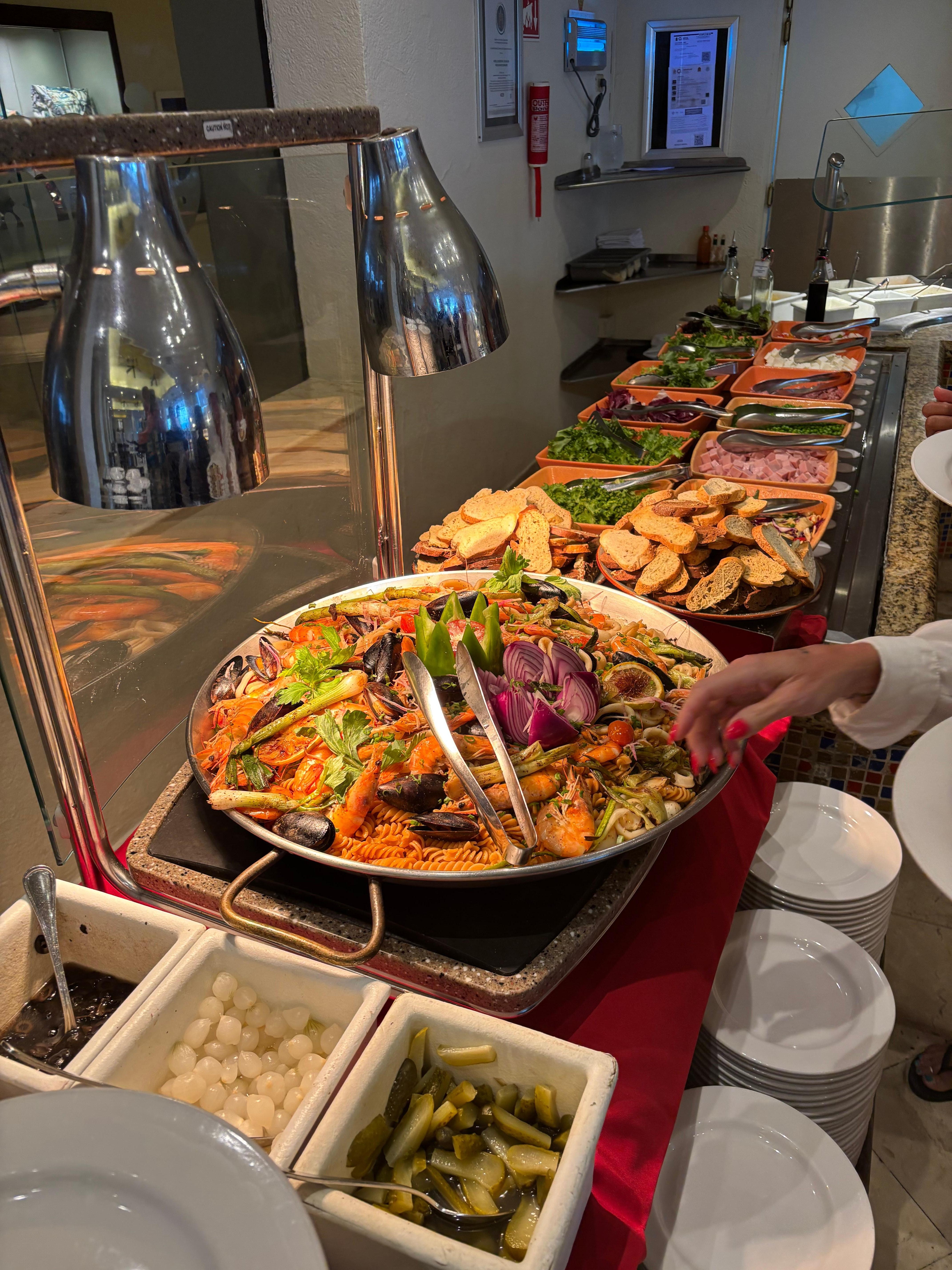 Food was ok, just different 