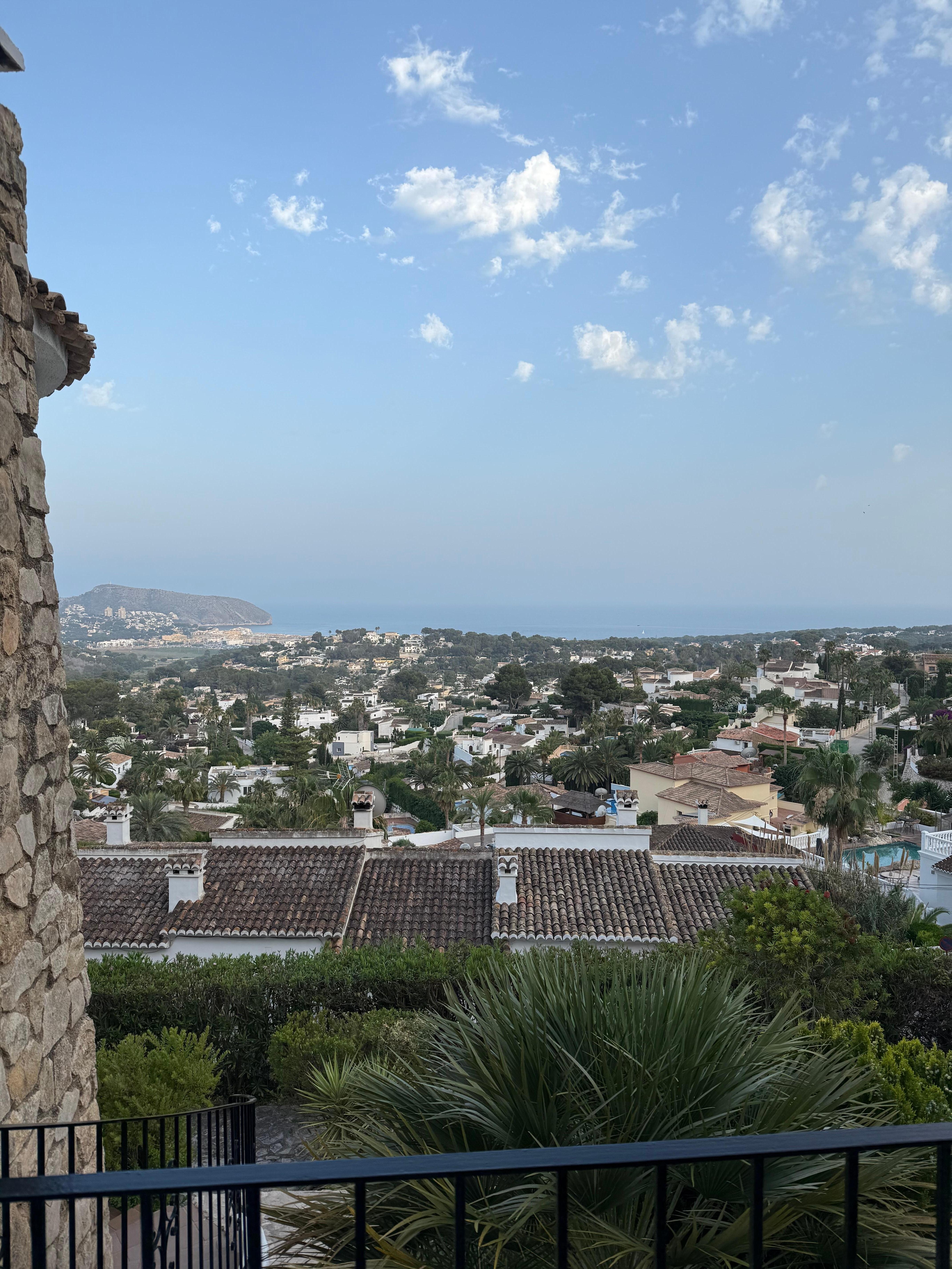 View from the villa