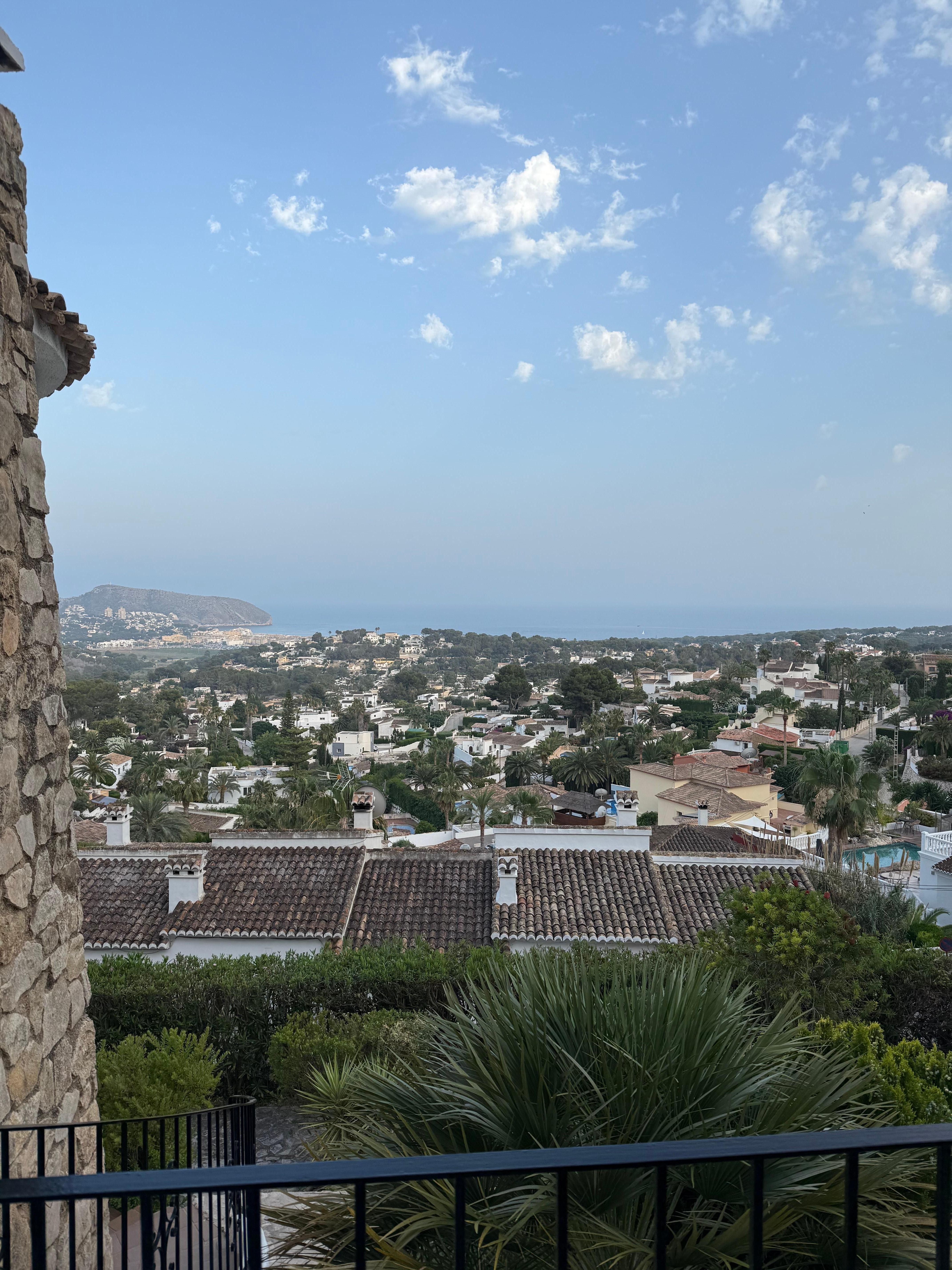 View from the villa