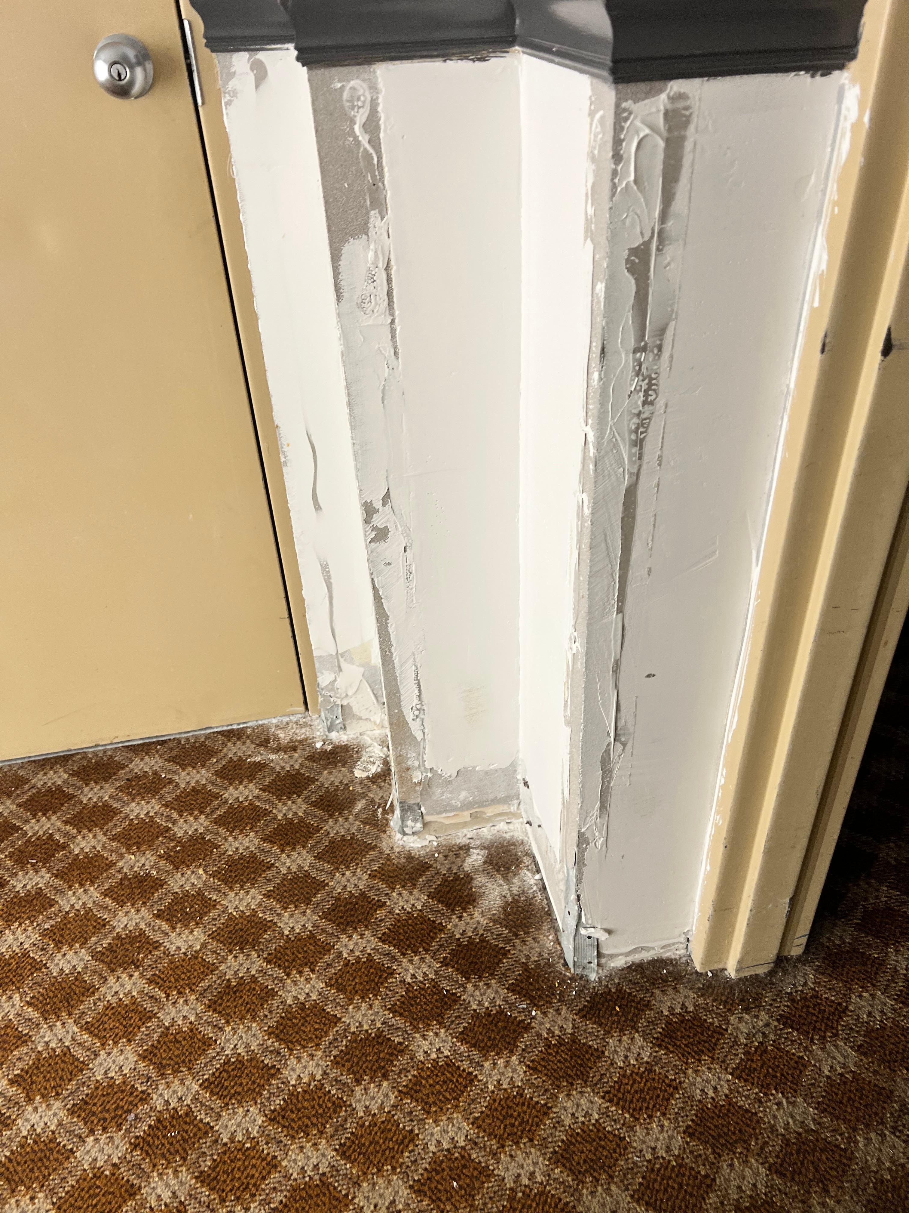 Walz falling apart in halways