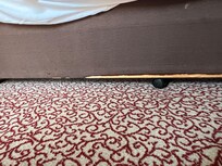 Edge of bedskirt