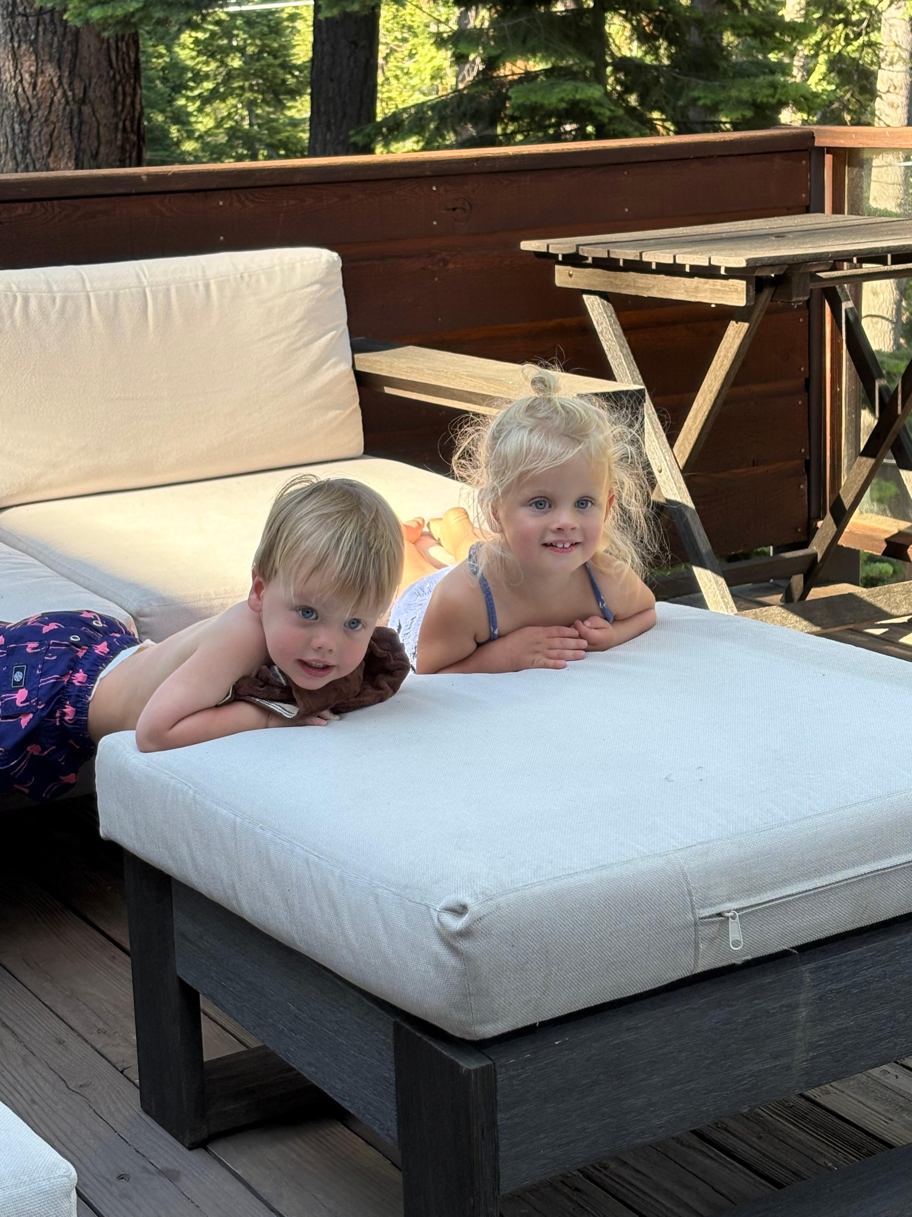 Deck off the living room