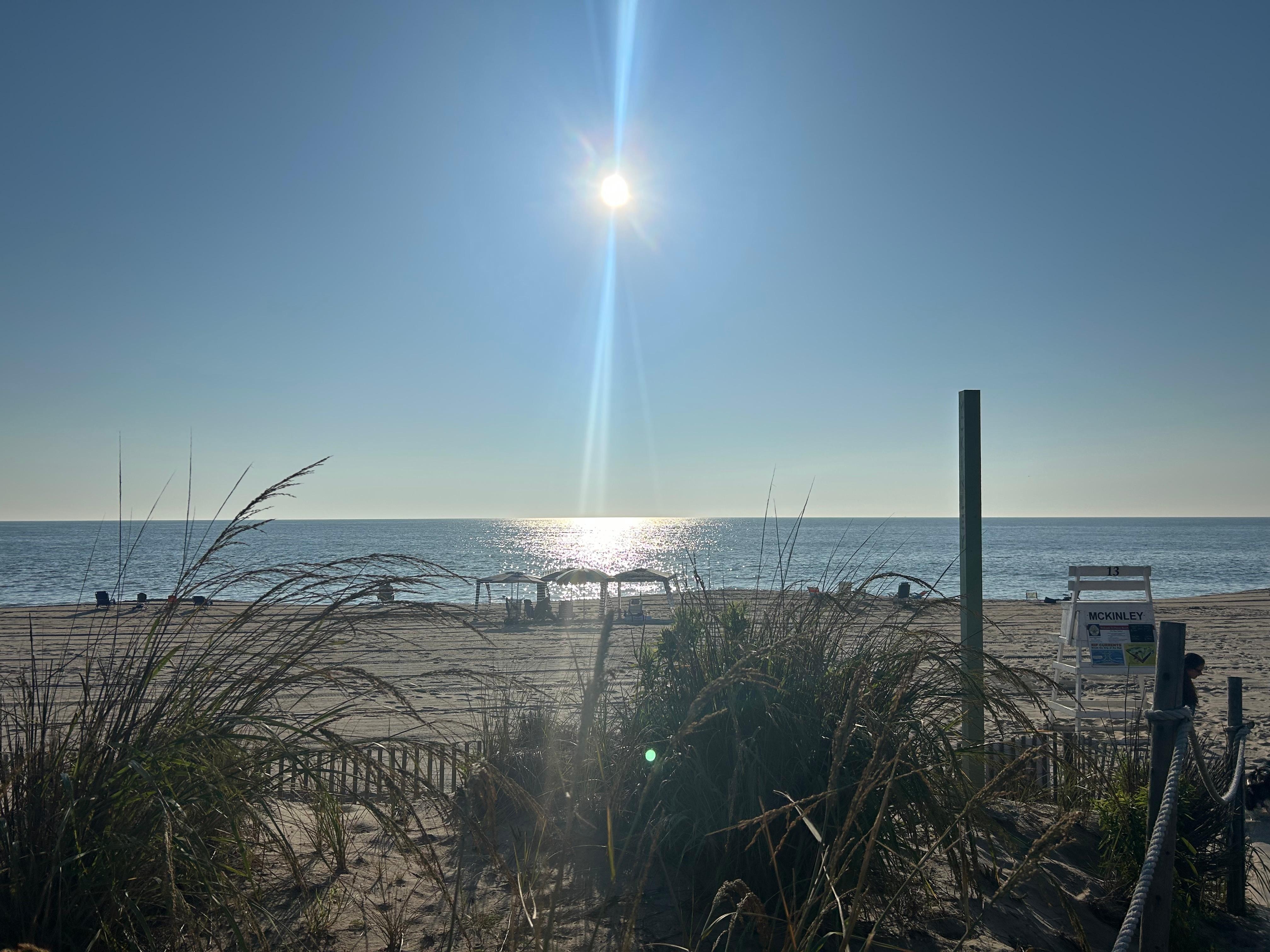 Easy walk to the beach and a great street! Also a playground a few steps from the cottage! 