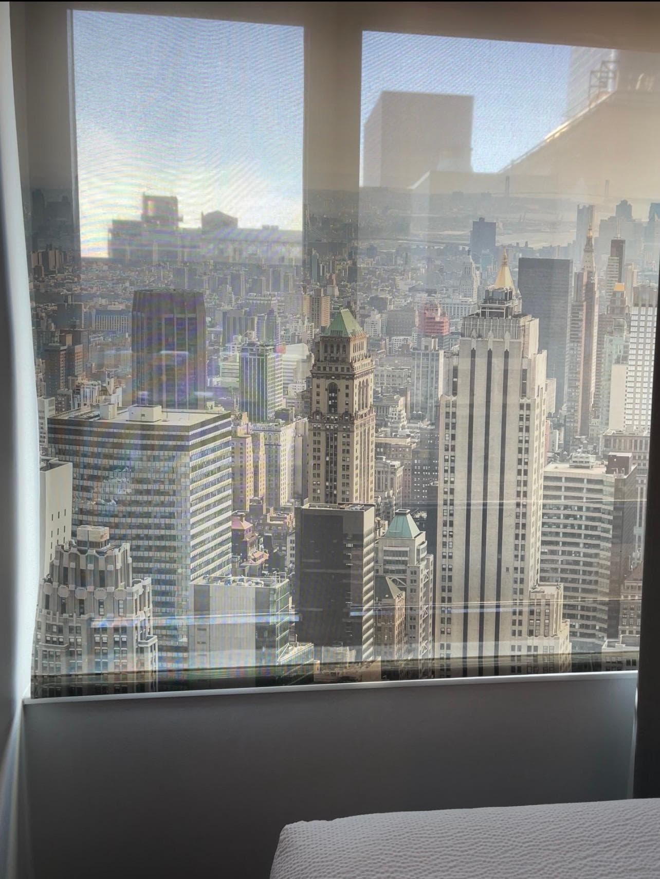 View from my room on the 18th floor