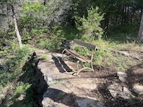 Cliff bench