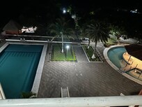 View from the room at night