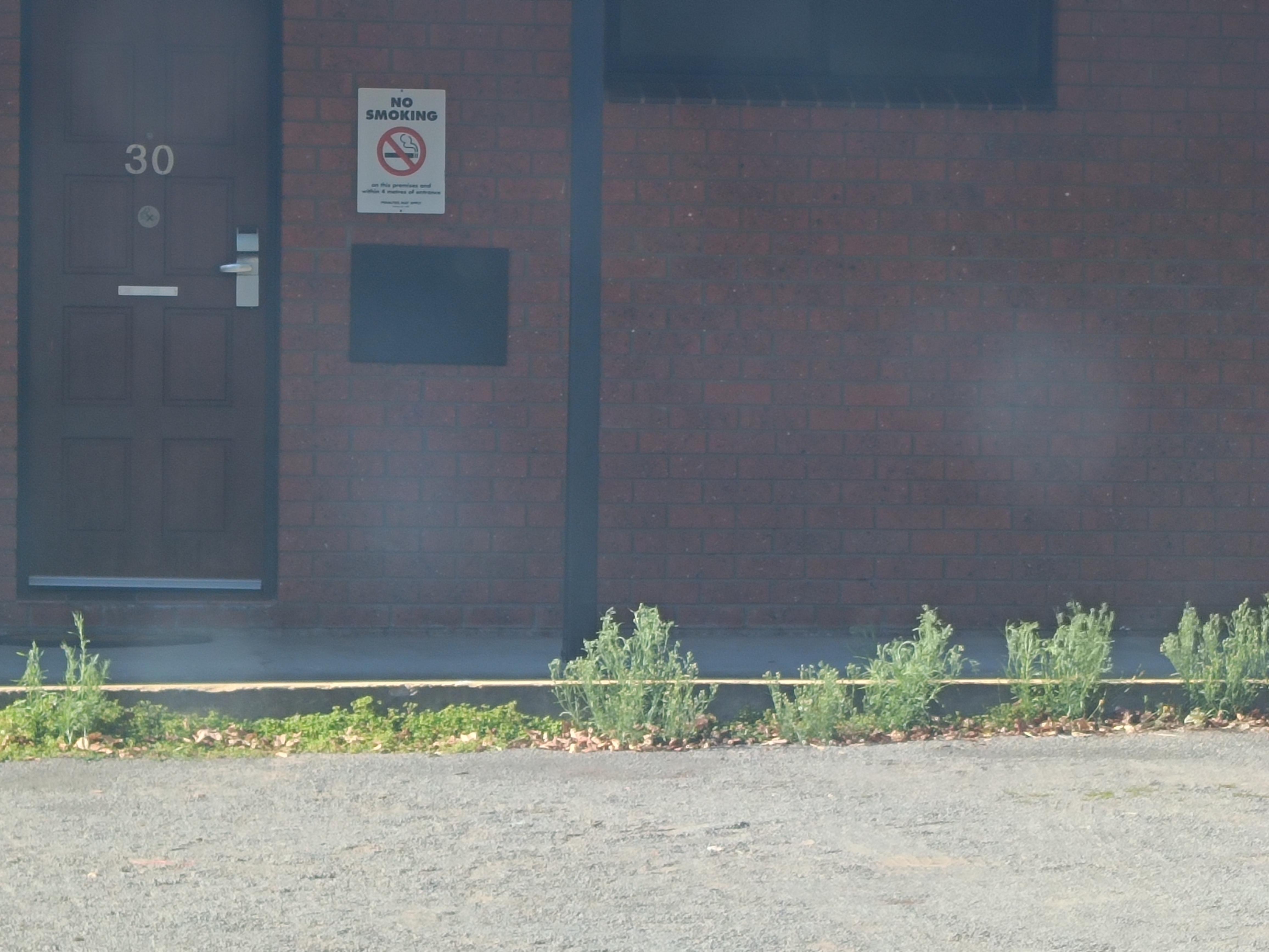 This is the area Infront of all rooms some are worse.