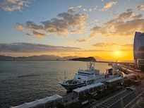 숙소에서 바라본 일출