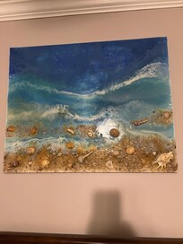 Beautiful artwork through the home