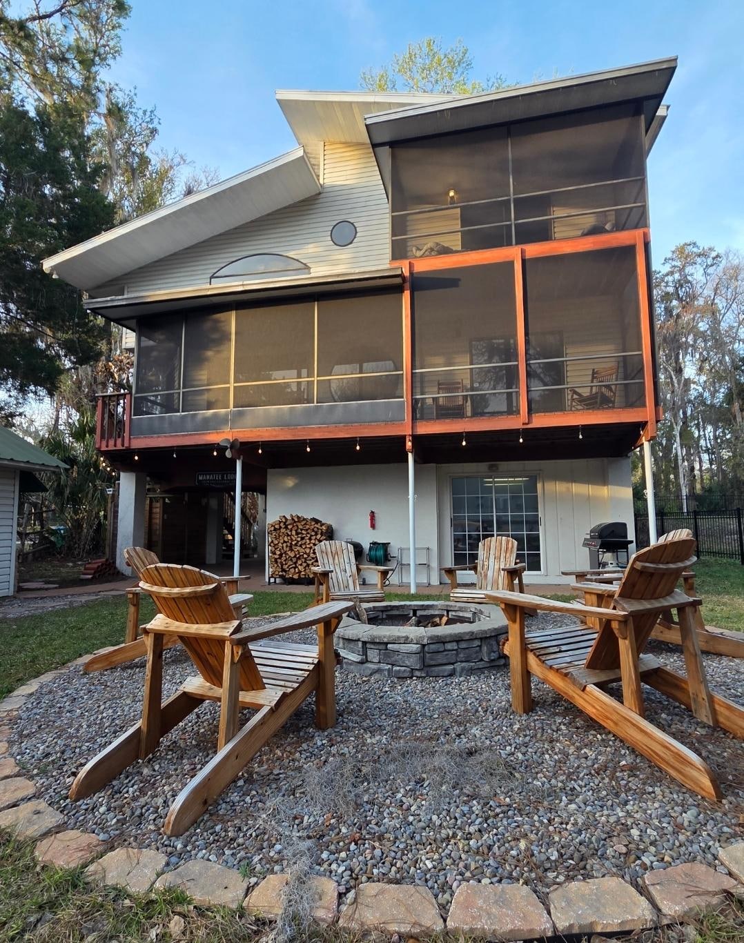 View from the back of the house