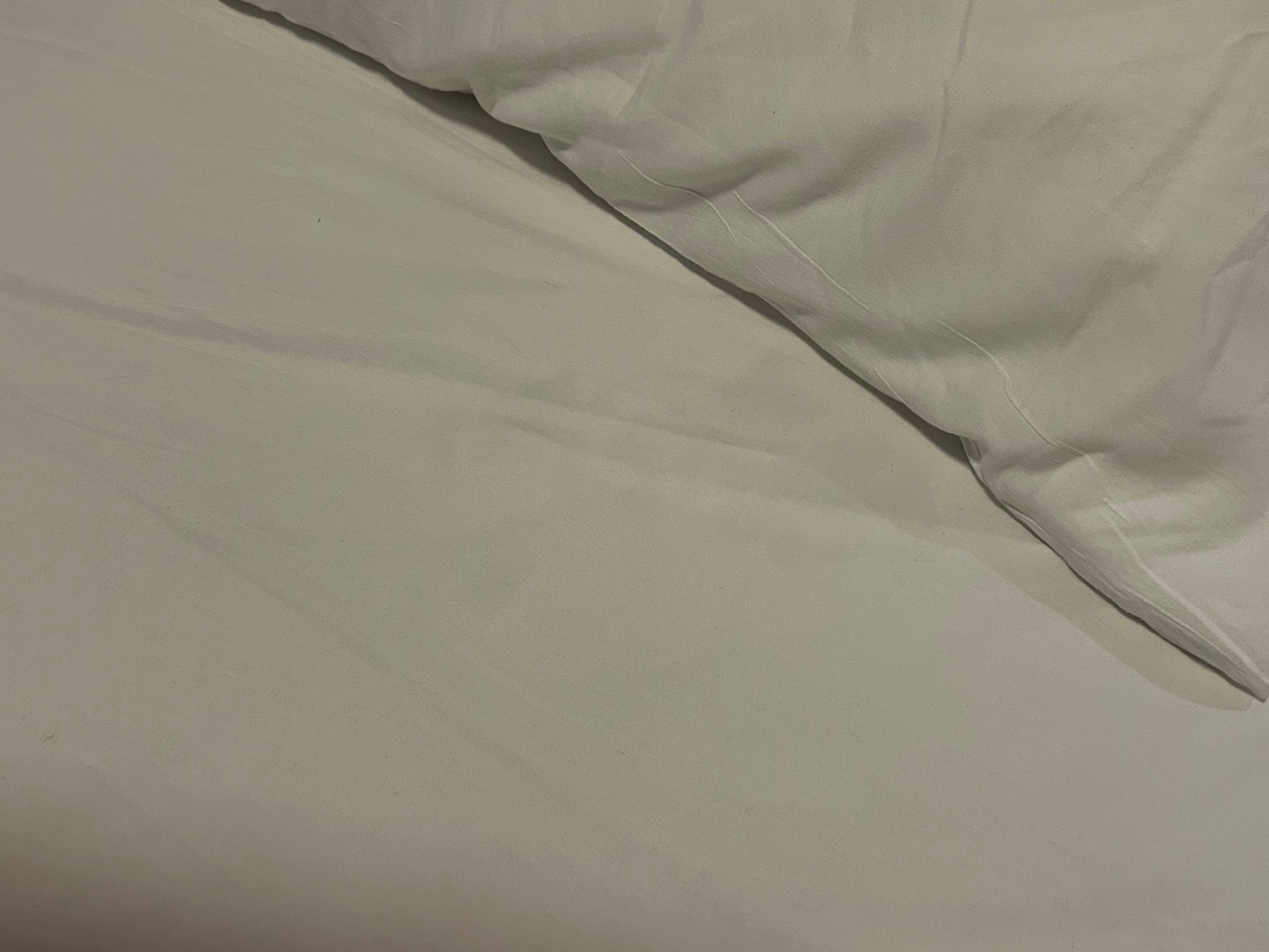 Stains on bedsheets