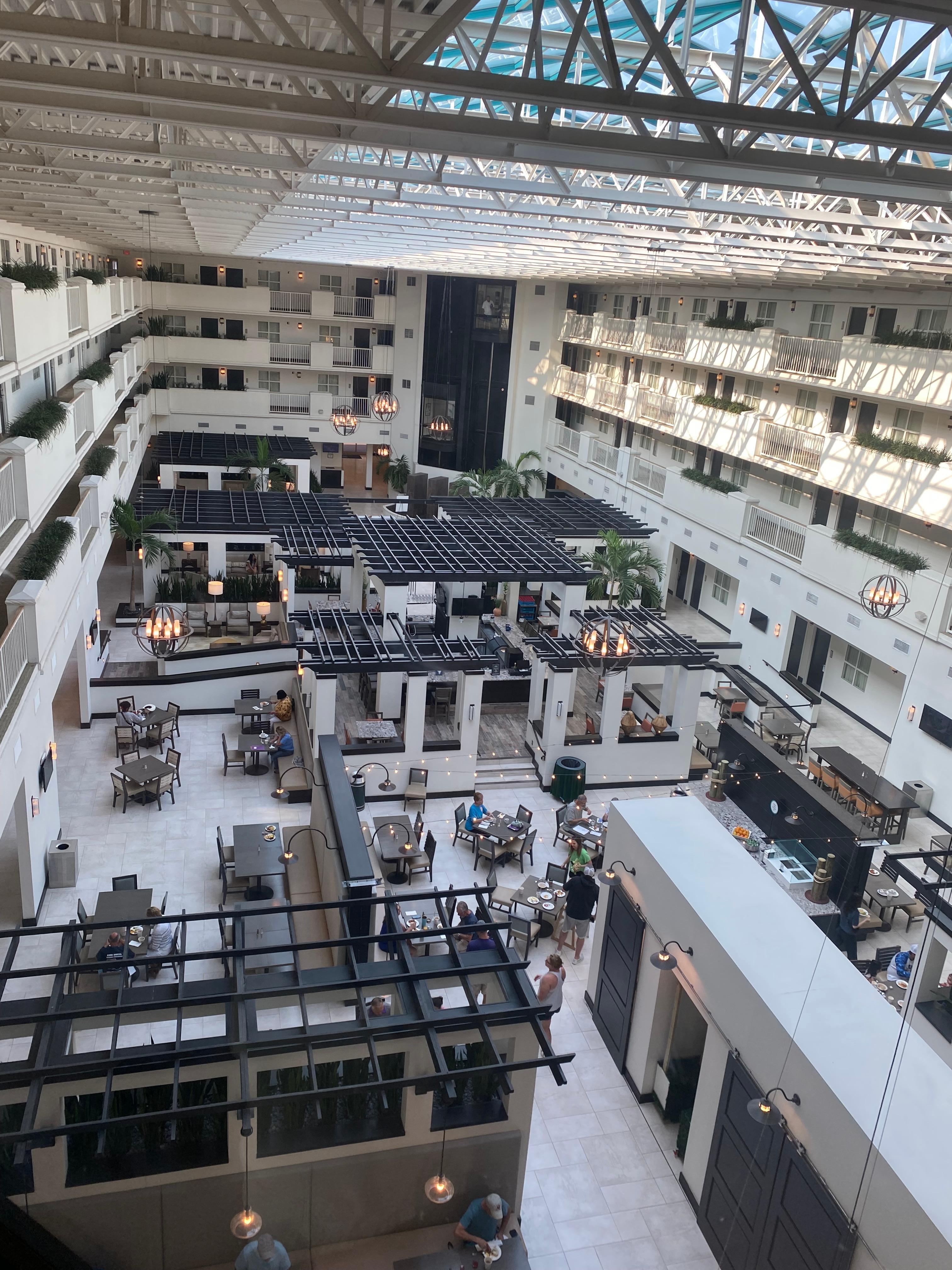 A view of the court yard