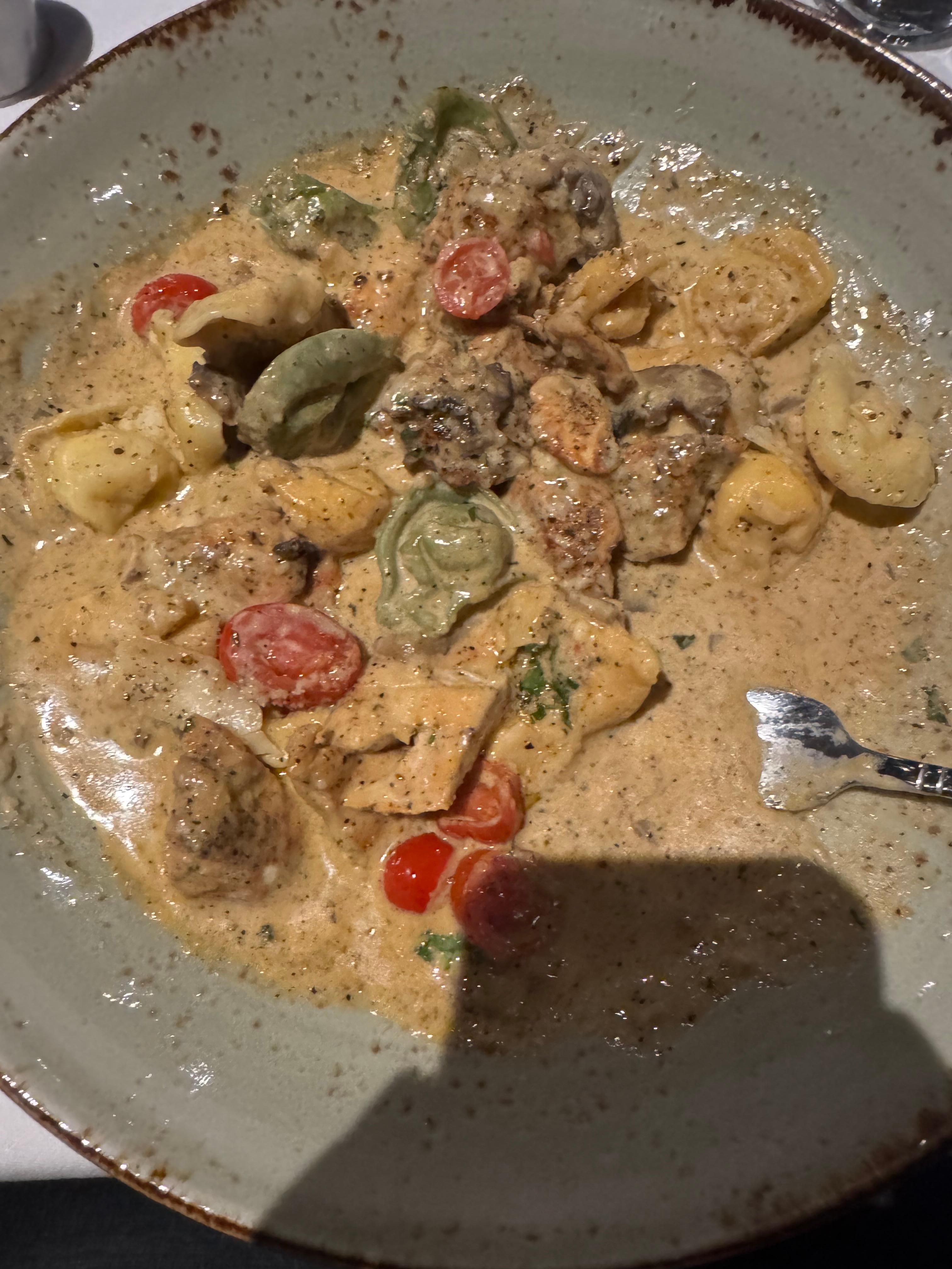 Cajun chicken tortellini it was excellent