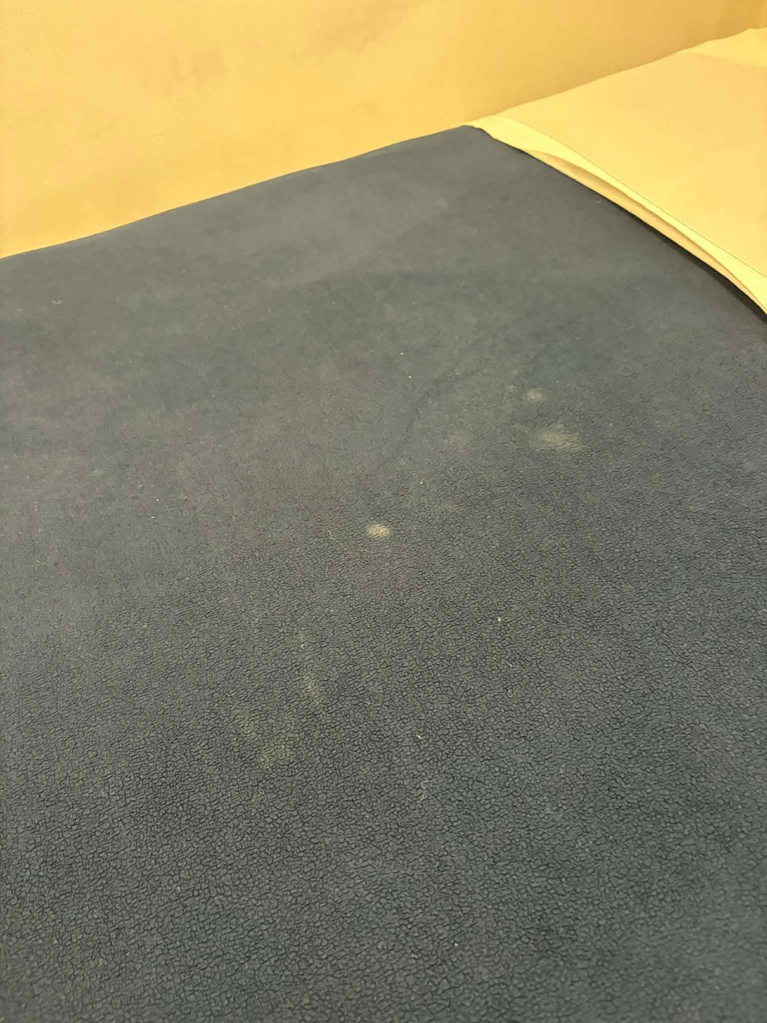White crusty stains on sheets