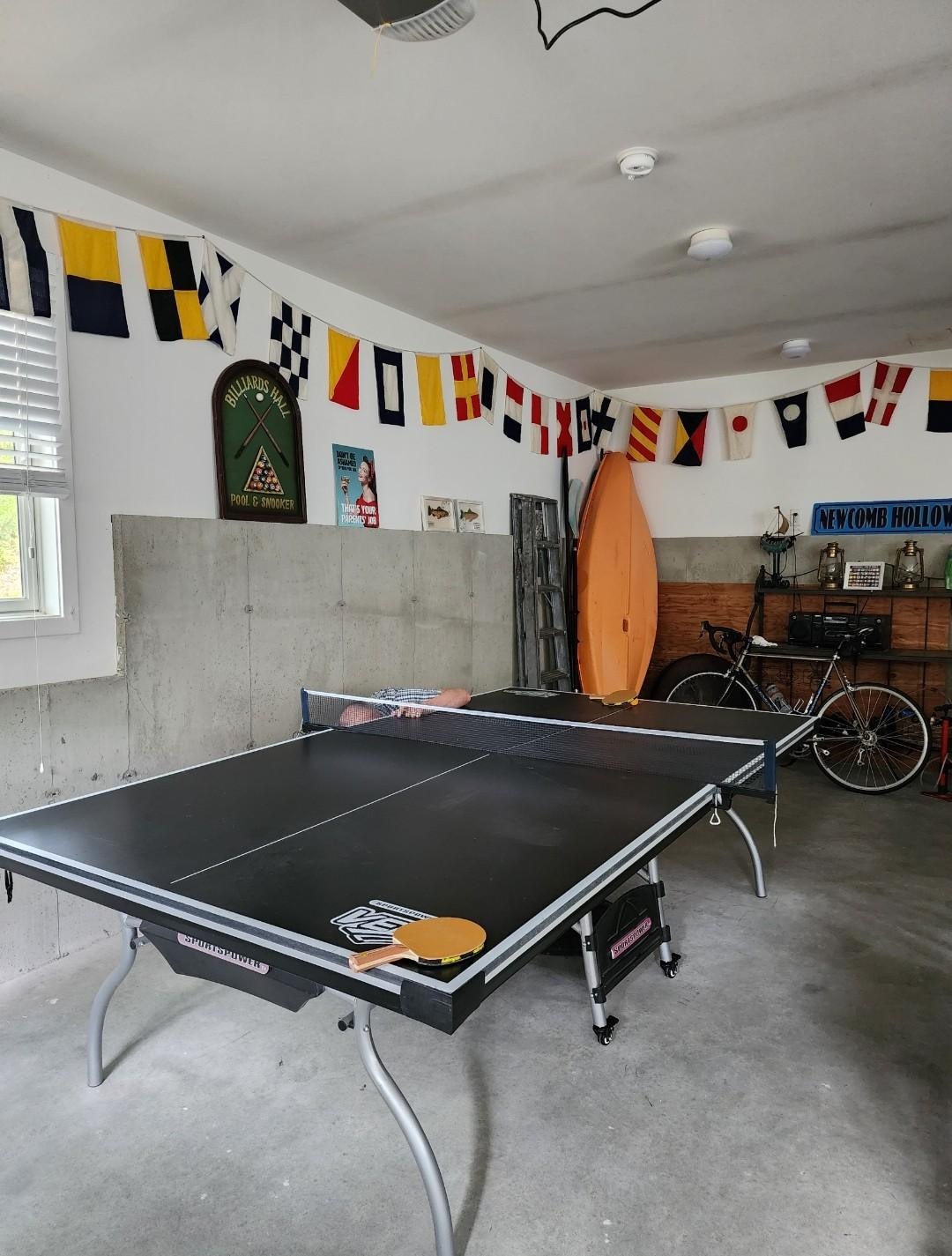 Fun ping pong table available to use