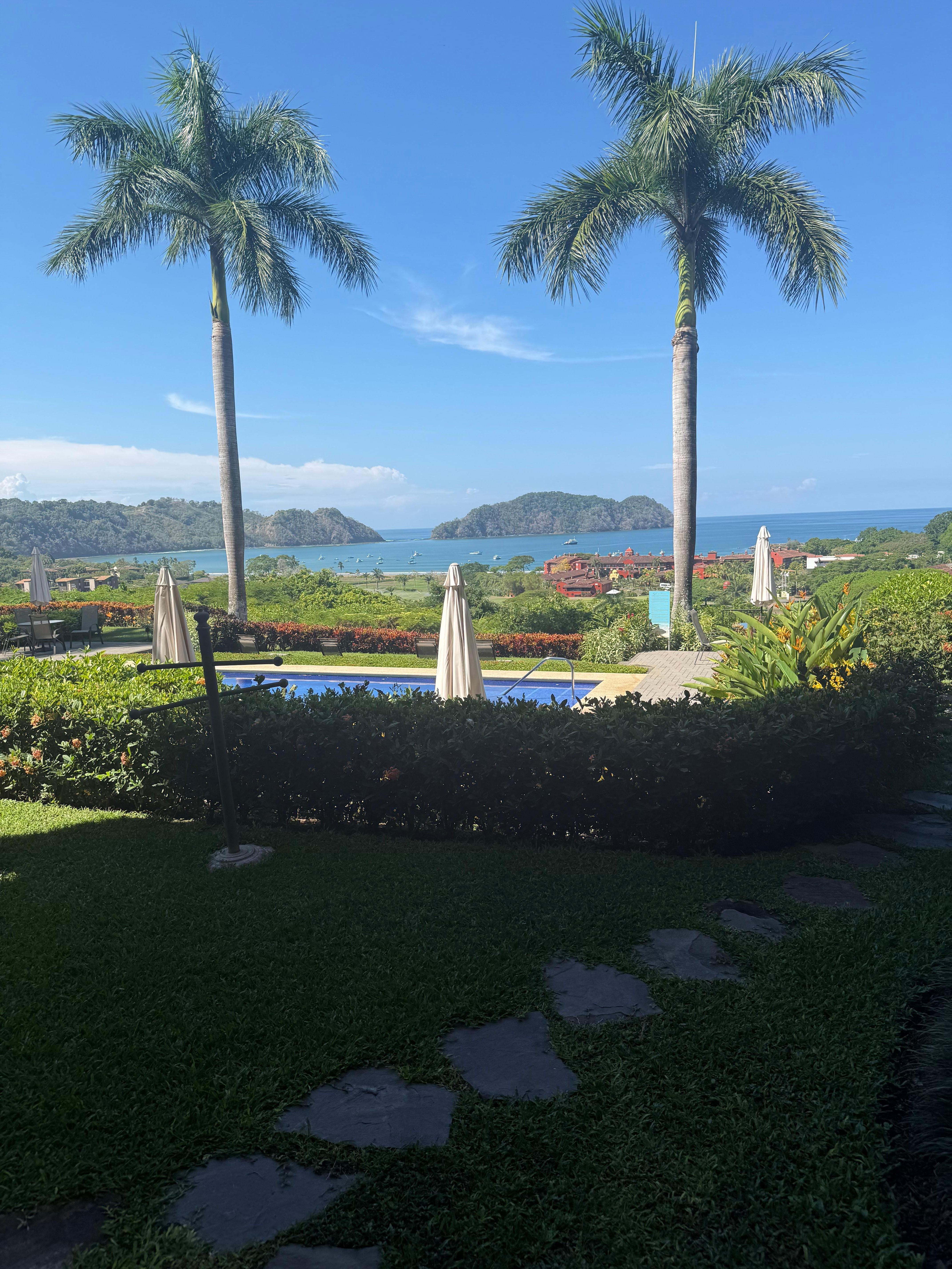 View from condo patio