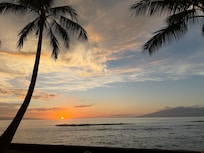Our sunset view from the lanai!