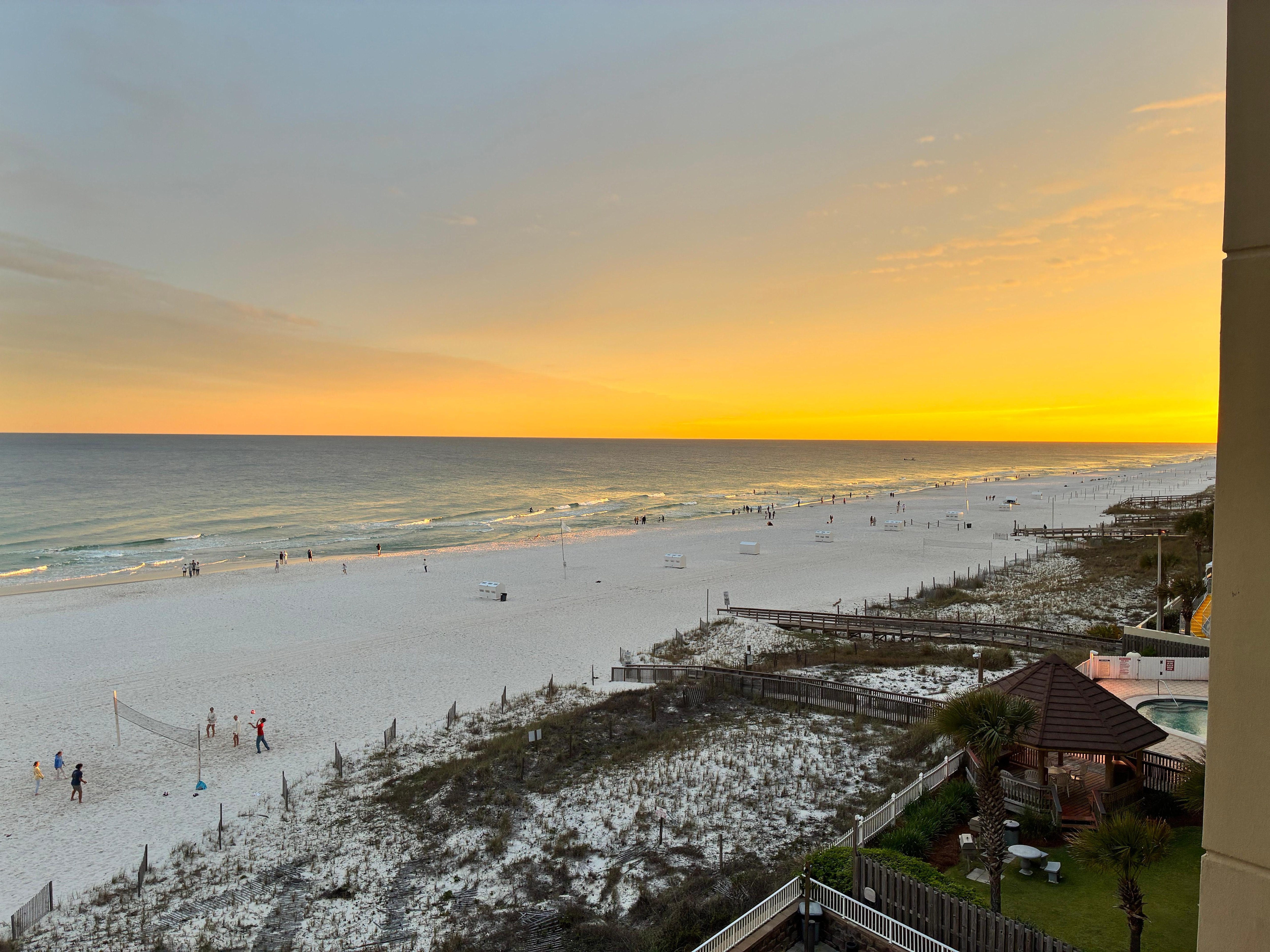 Sunset from our balcony 