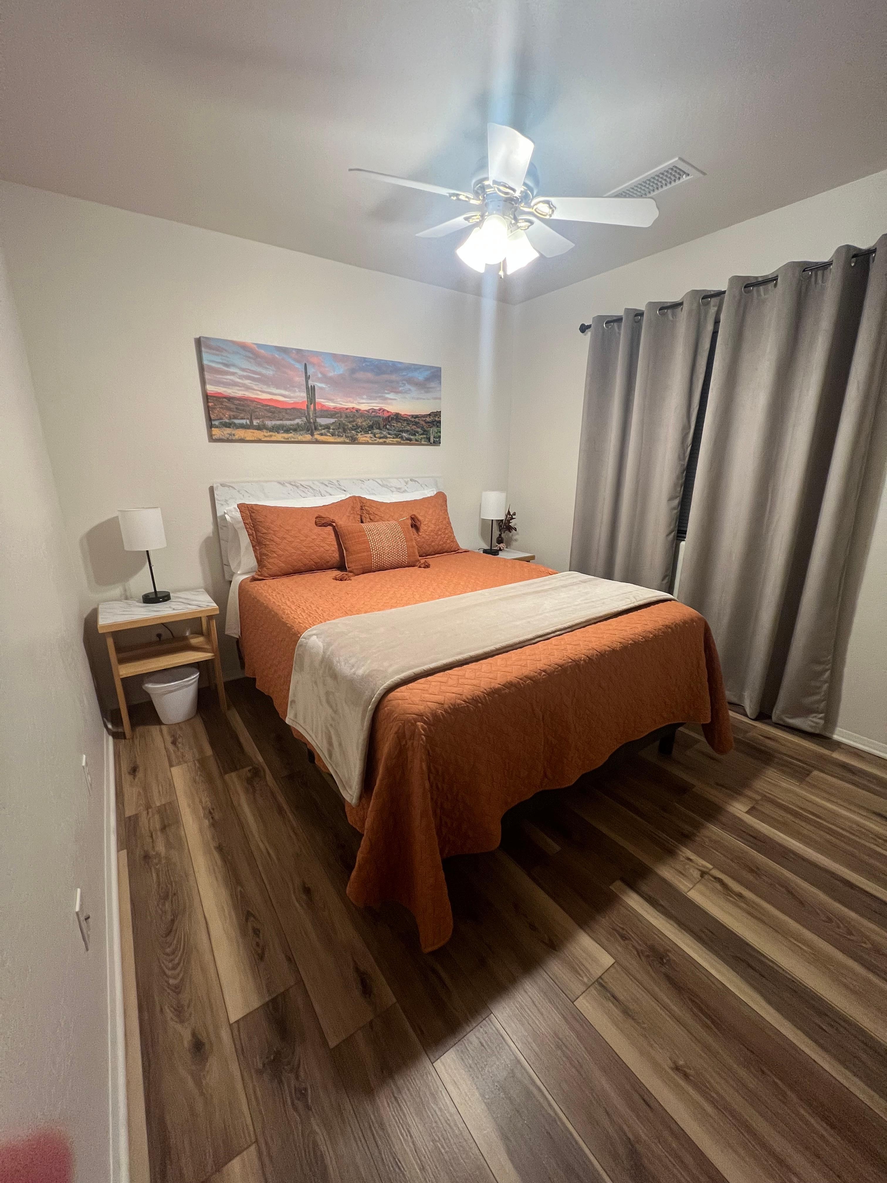 One of the 3 bedrooms