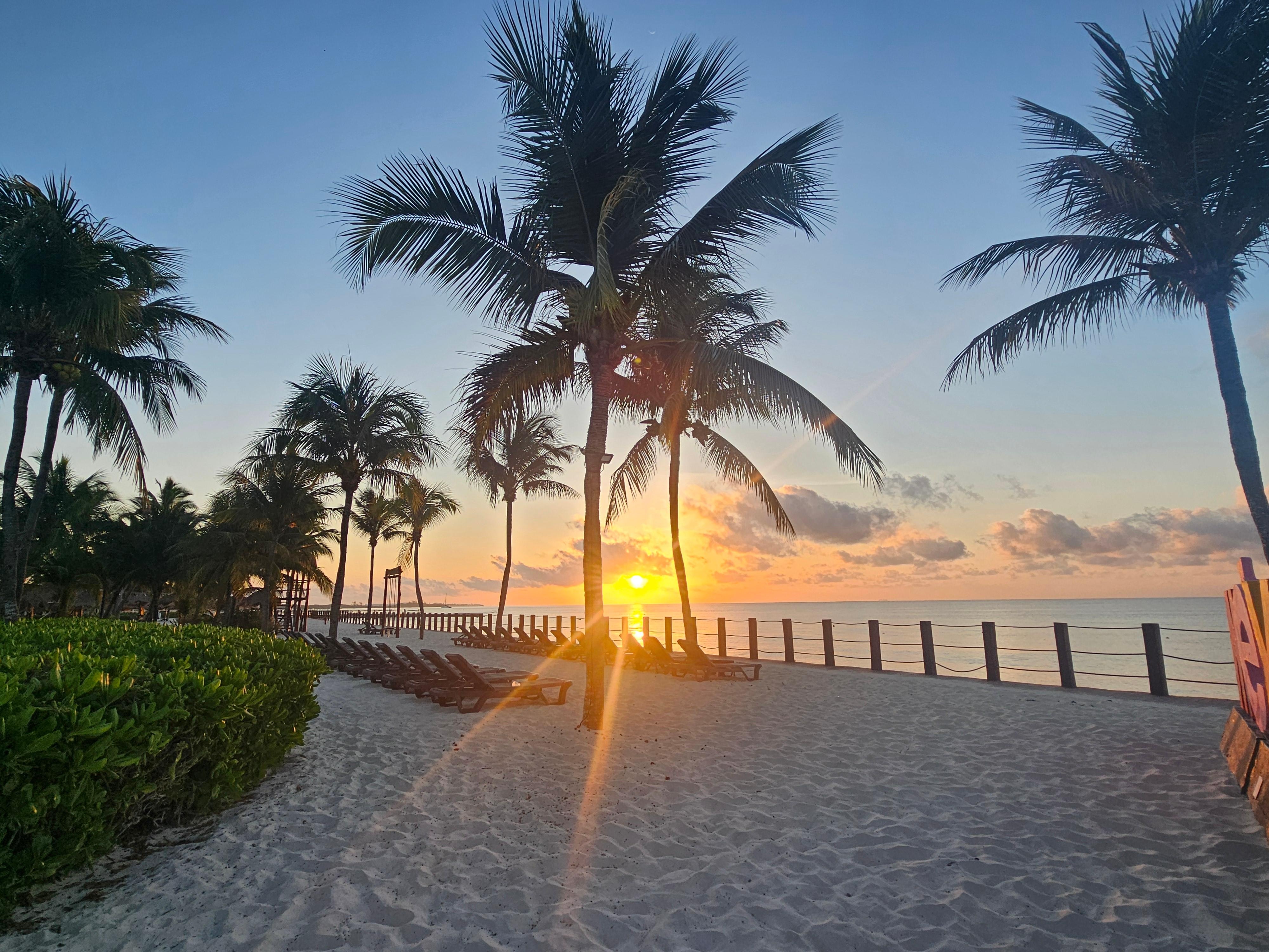 Sunrise from the beach
