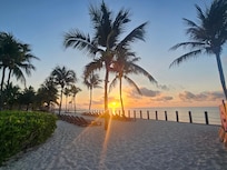 Sunrise from the beach