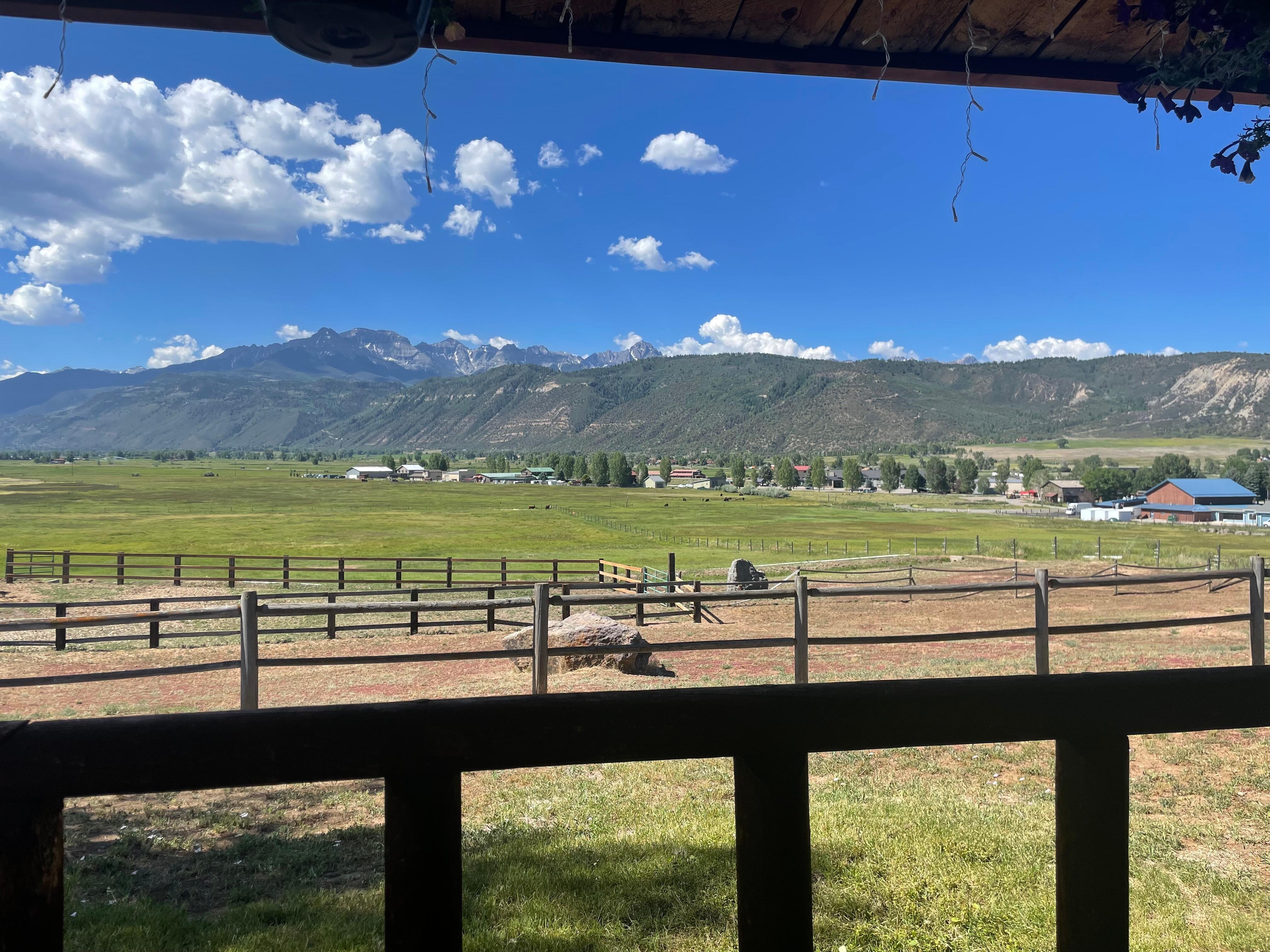 View from master bedroom